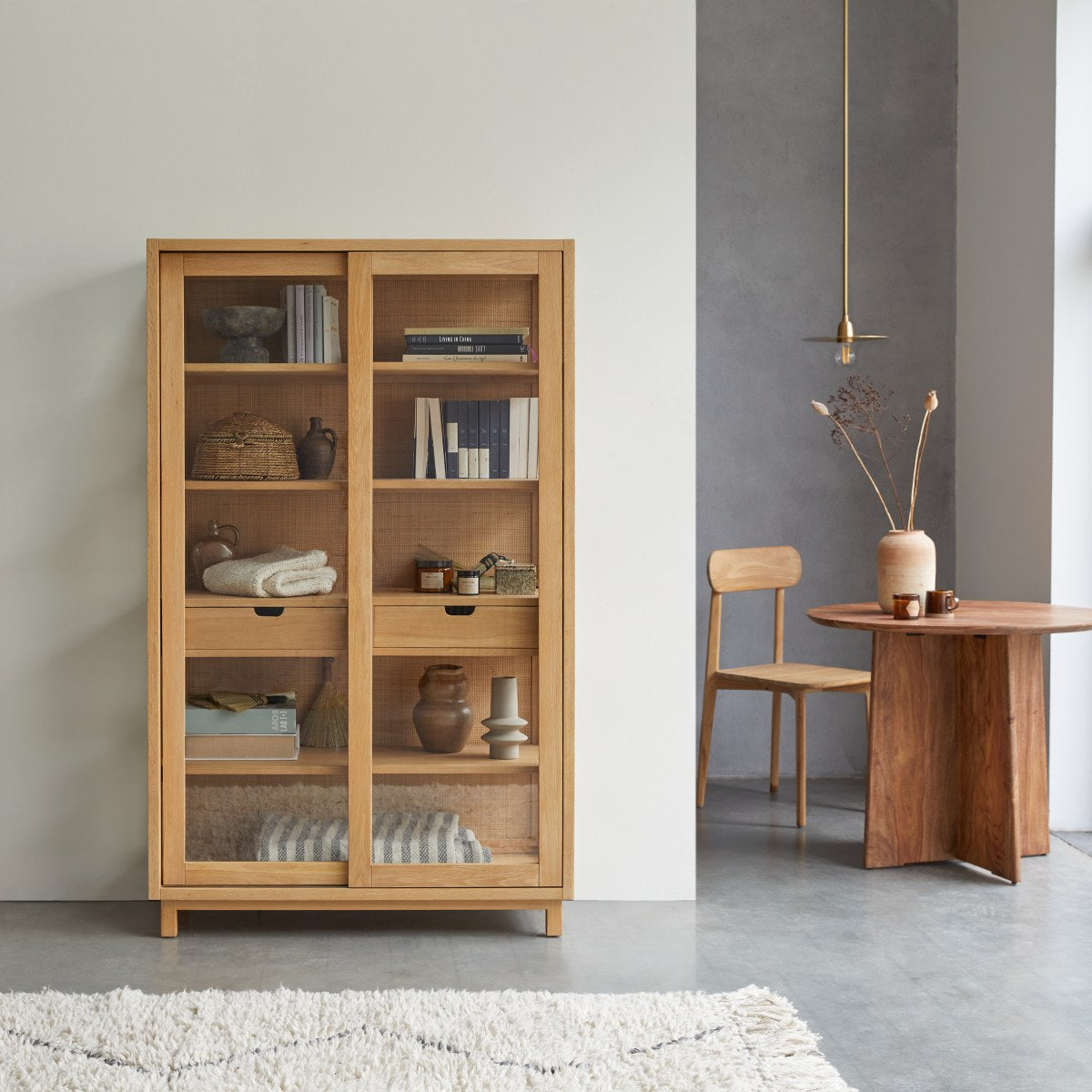 Tikamoon - Adel - Massief eiken boekenkast