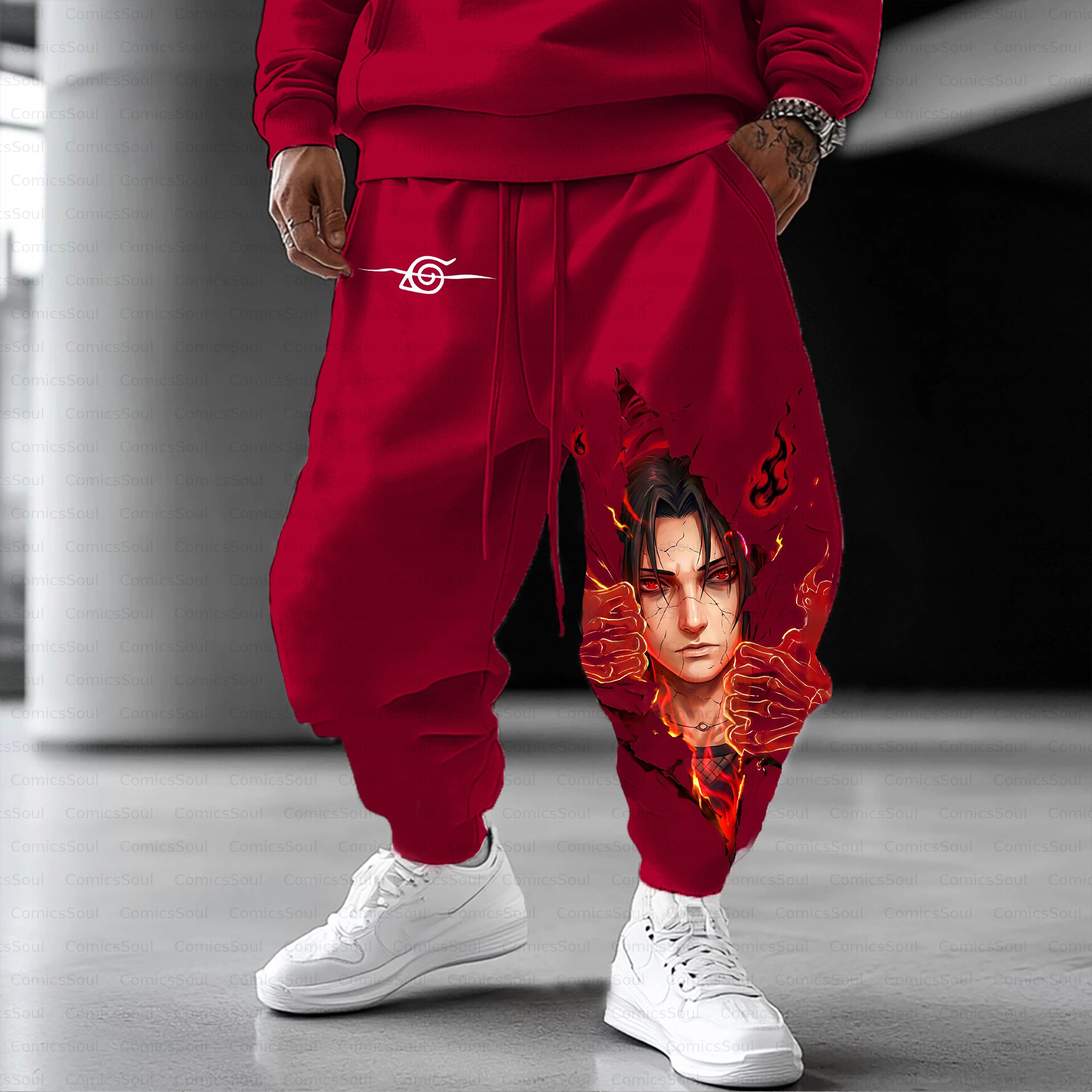 Unisex Casual Anime Streetwear Pant