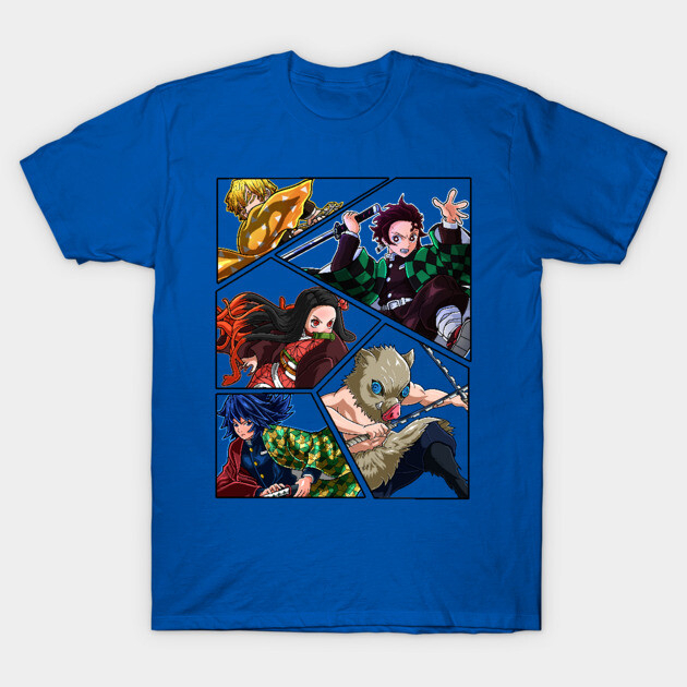 Unisex Anime Inspired Vintage T-Shirt丨Comicssoul