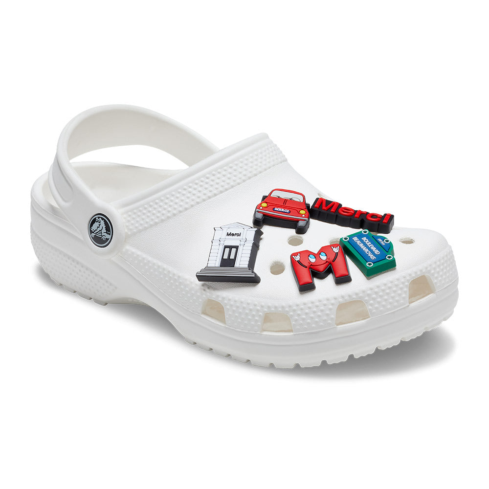 Crocs - Pack de 5 Jibbitz Merci