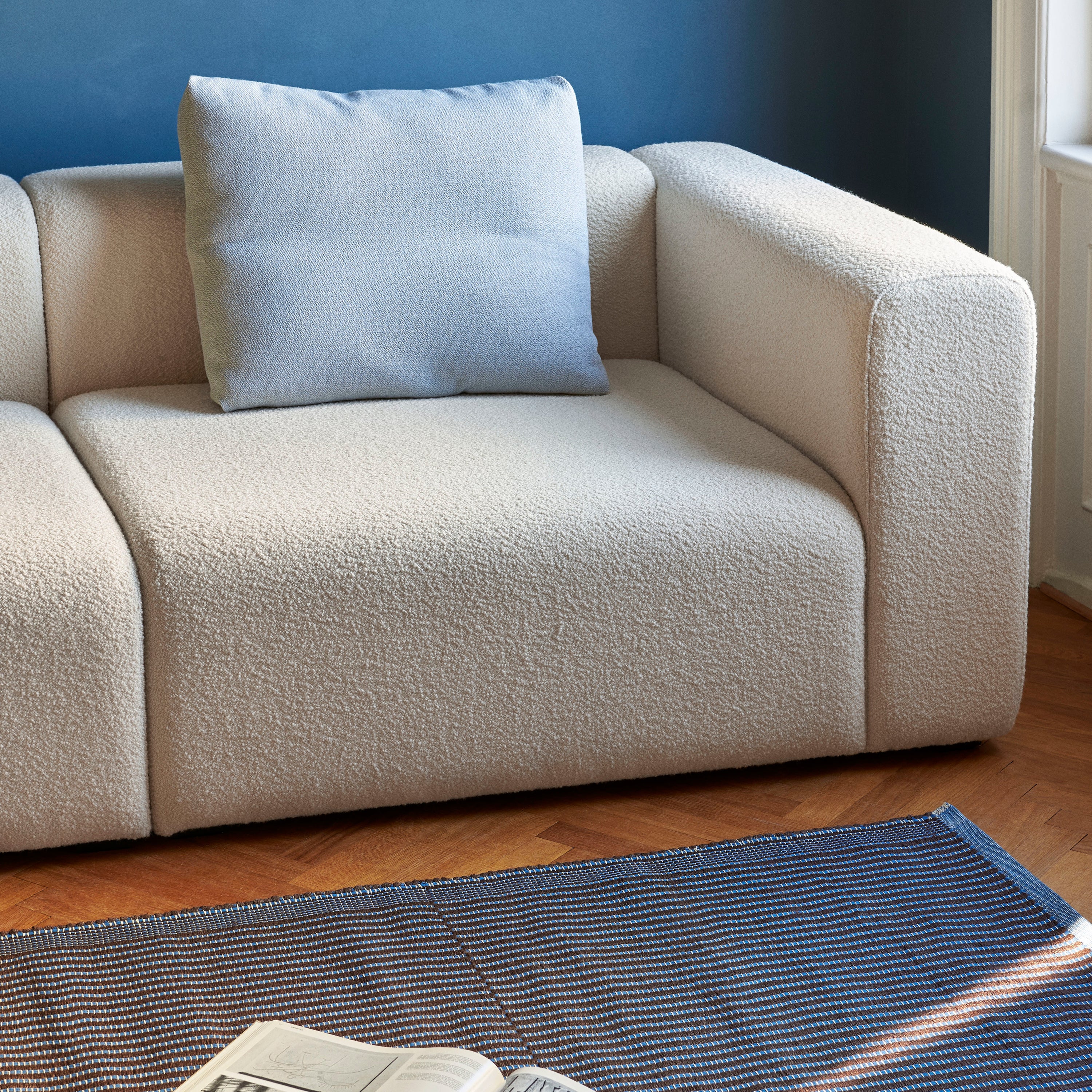 HAY Tapis Vloerkleed 140 x 200 cm - Chestnut / Blue