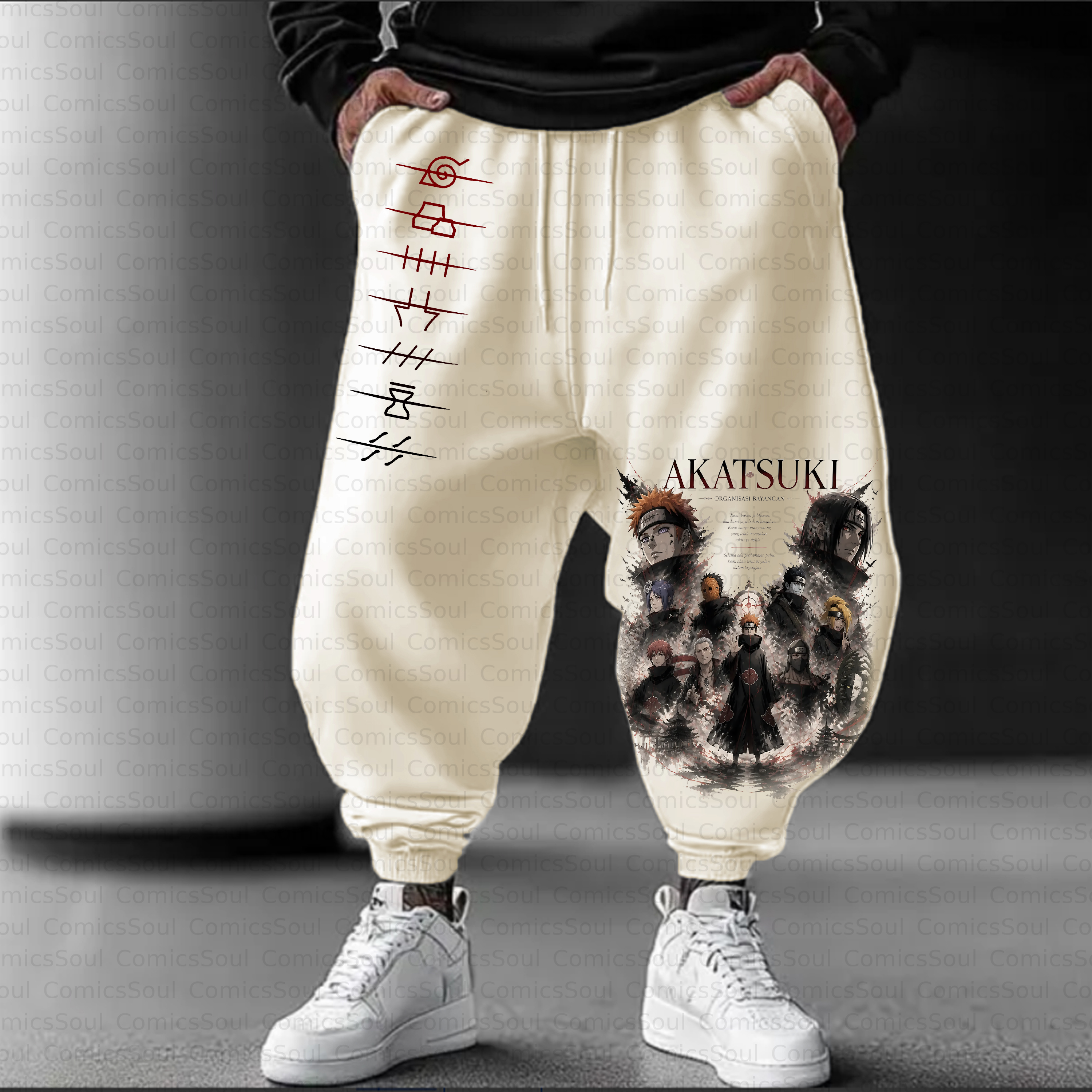 Unisex Casual Anime Streetwear Pant