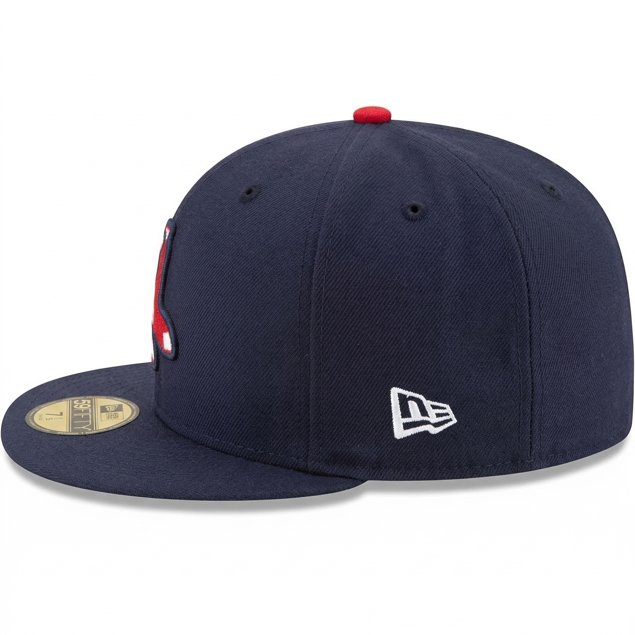Premium Navy Blue Boston Red Sox Alternate Logo Fitted Baseball Cap | SEVEN HATS - SEVEN HATS