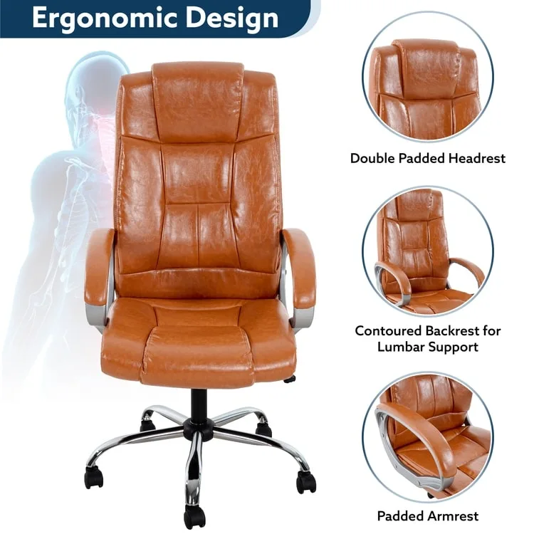 Adjustable Ergonomic Office Chair with Breathable Mesh, Lumbar Support, and 360-Degree Swivel Wheels for Enhanced Mobility