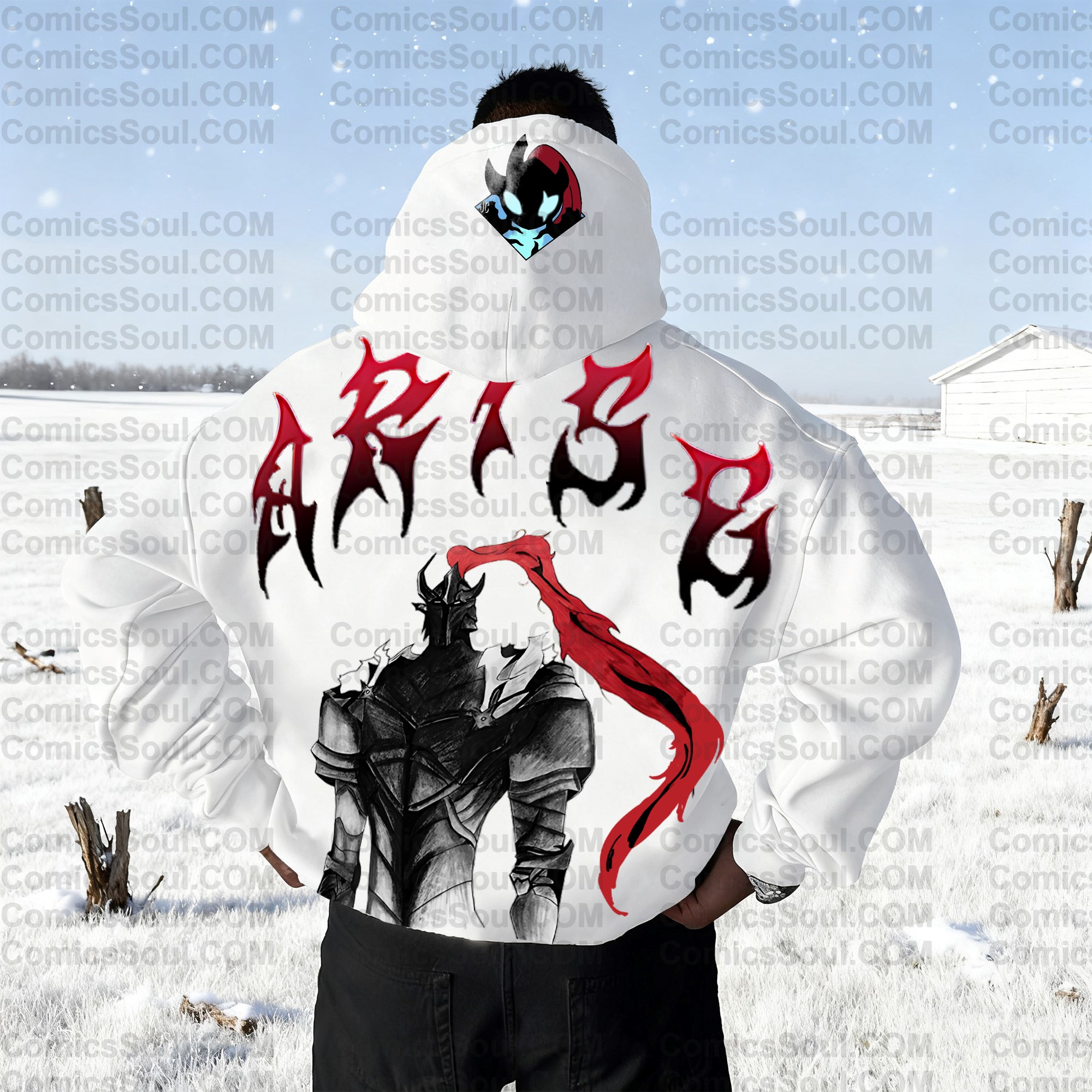Unisex Anime Graphic Streetwear Wintage Plush Hoodie
