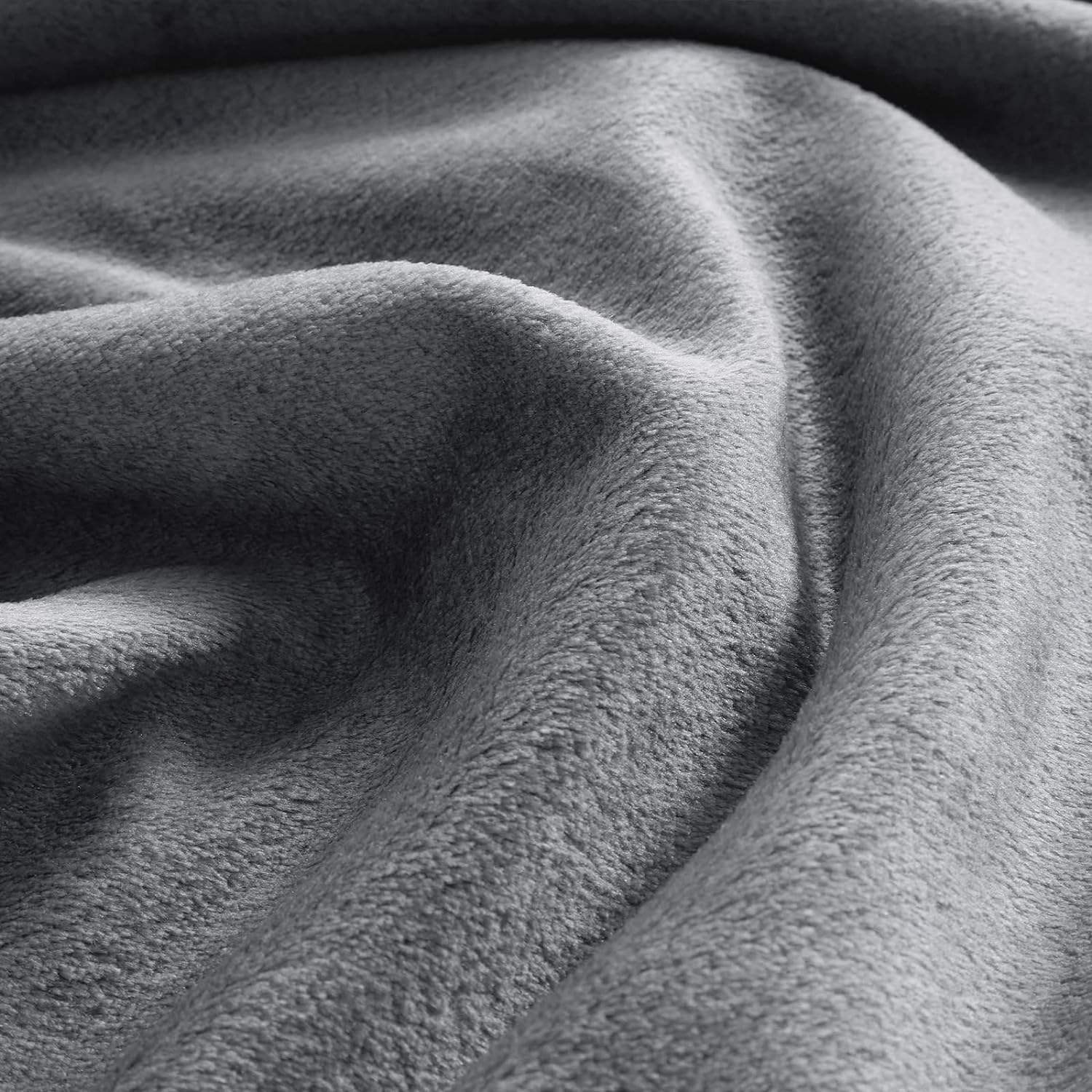 Lightweight Flannel Fleece Throw Blanket, Super Soft Warm Fuzzy Blanket for Couch Bed Home Hotel Use