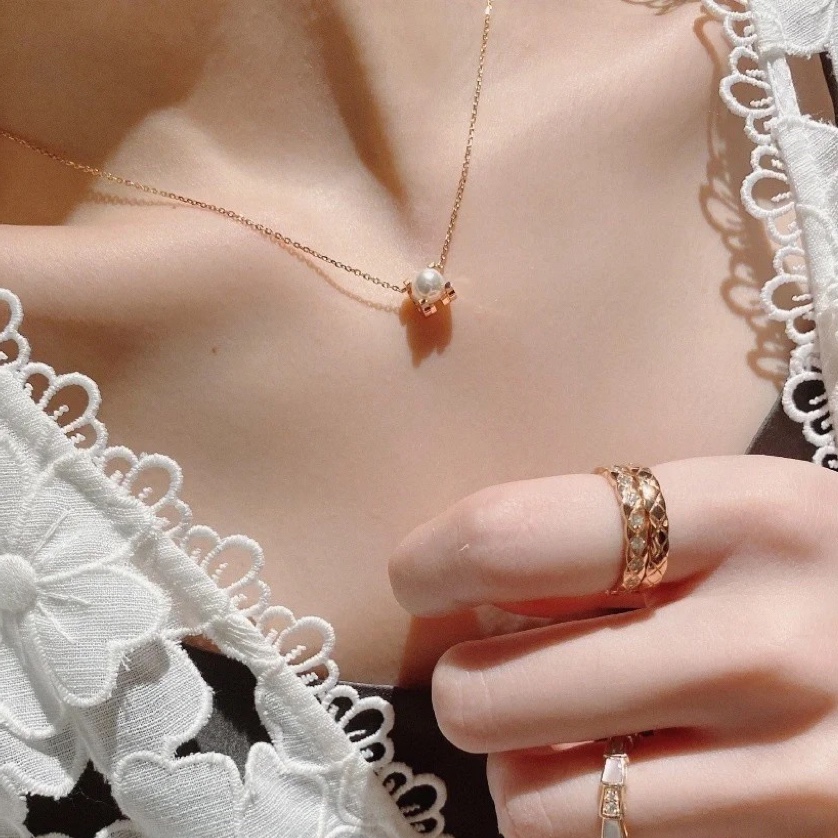 Cartier Enhancer Pearl Pendant Necklace - Rose Gold Color - Original Replica Club