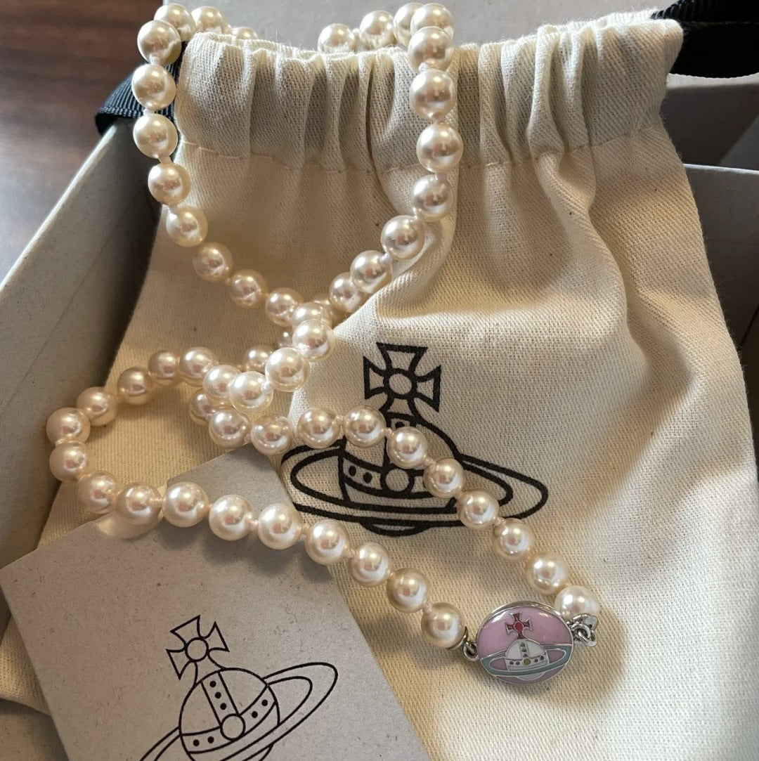 Vivienne Westwood Pearl Loelia Necklace - Original Replica Club
