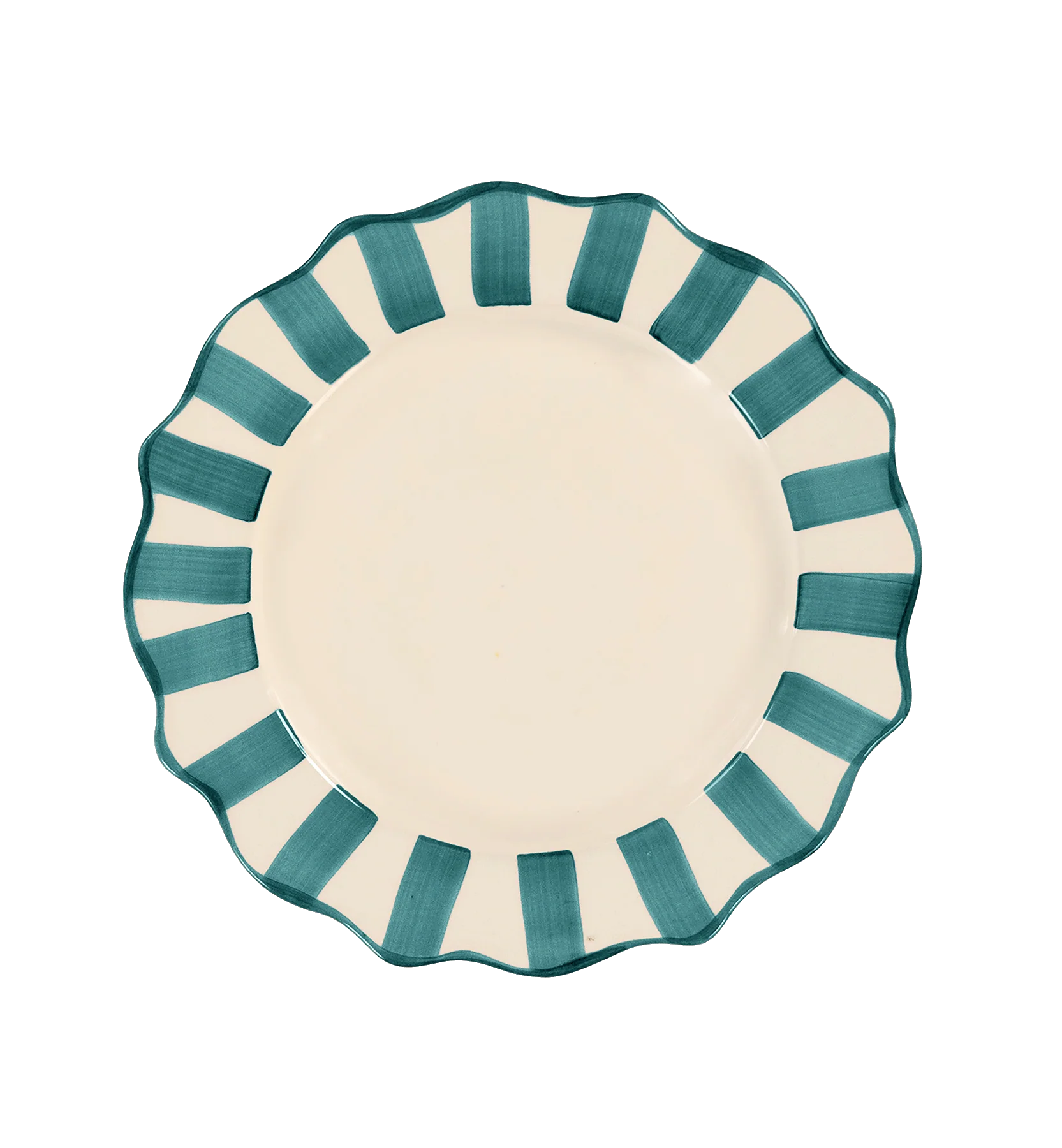 Pine Scalloped Dinner Plate