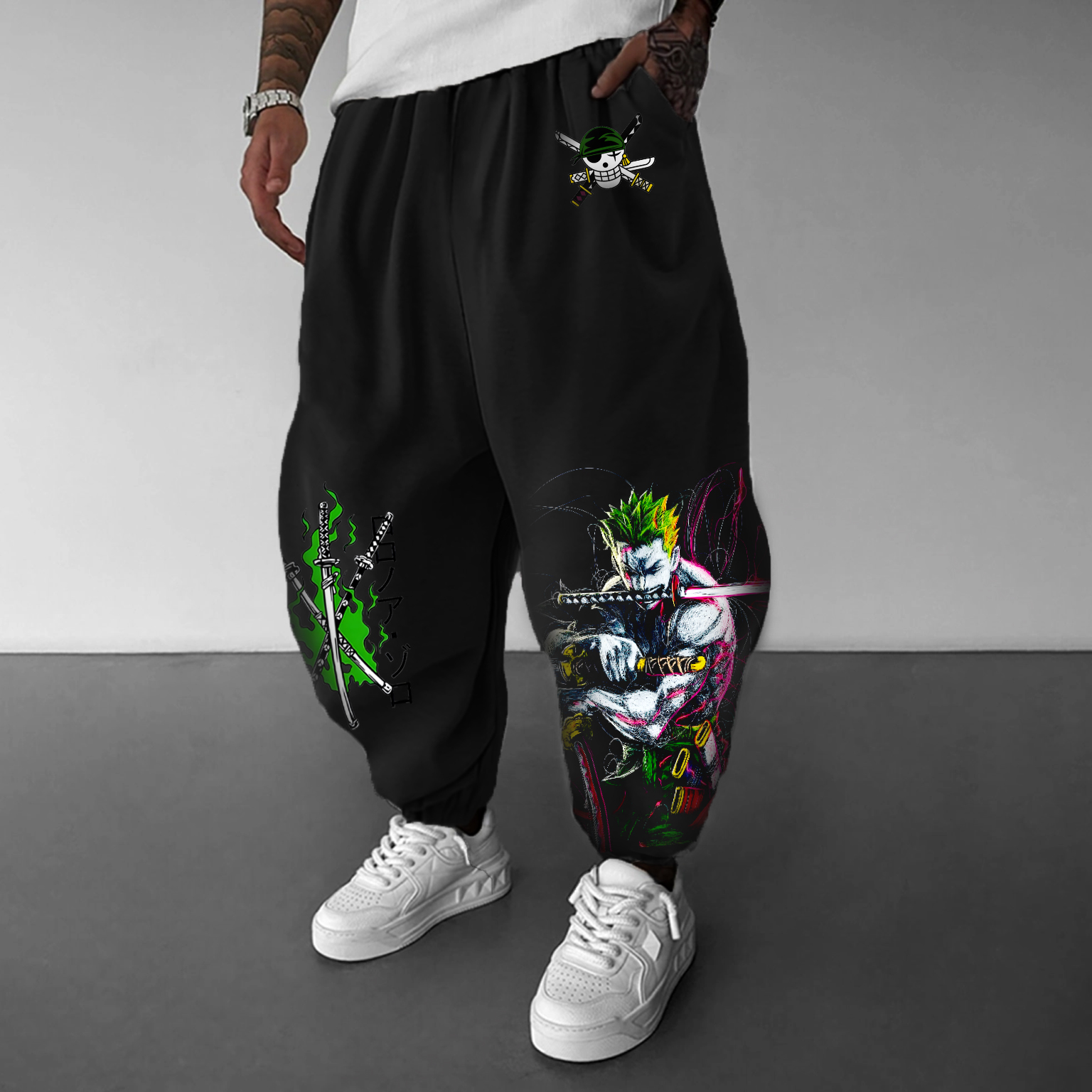 Unisex Anime Printed  Pants丨Comicssoul