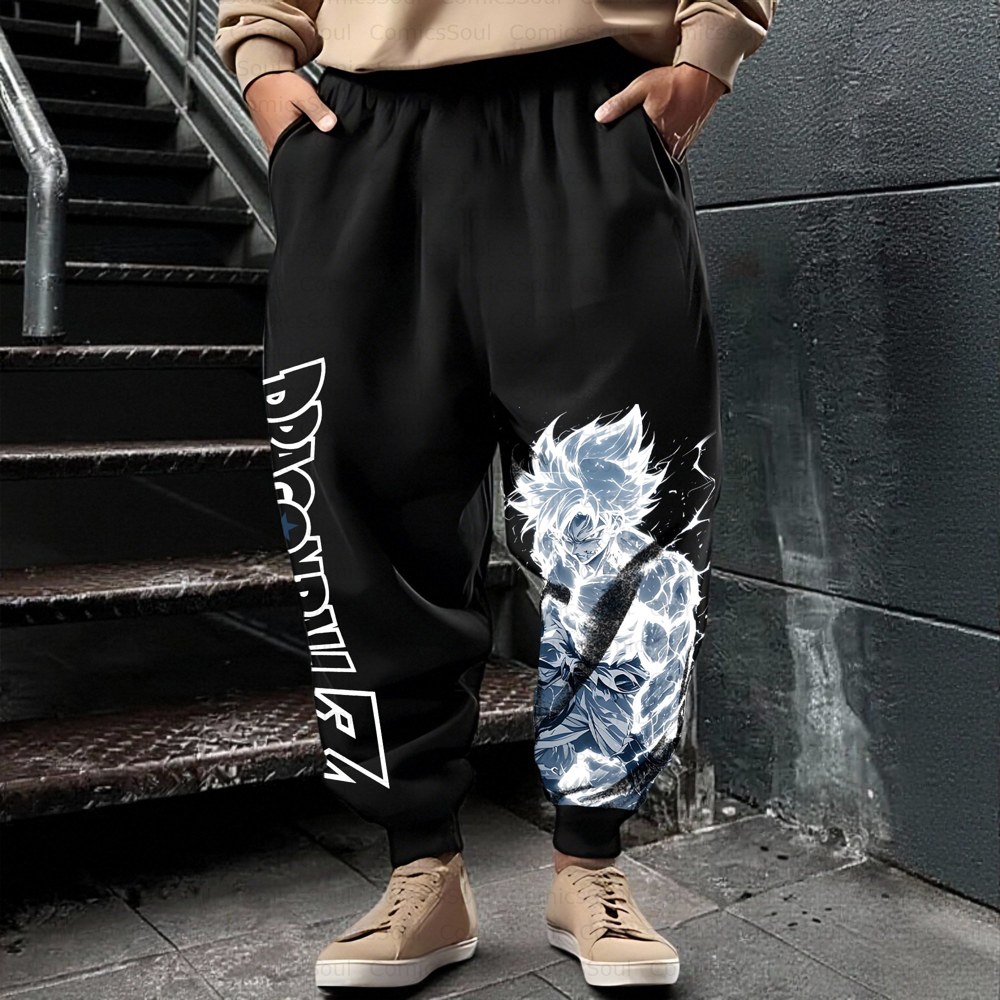 Unisex Casual Anime Streetwear Pant