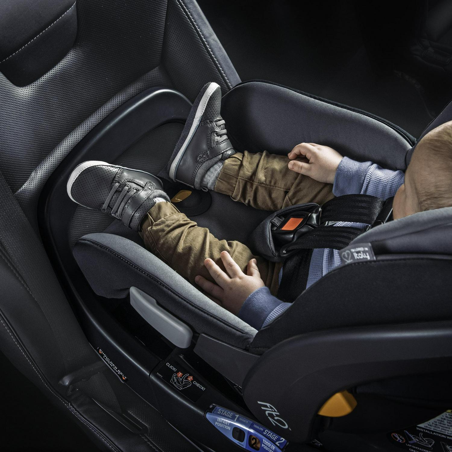 Chicco Fit2 Adapt Infant & Toddler Car Seat - Ember (Black). New - Image 5