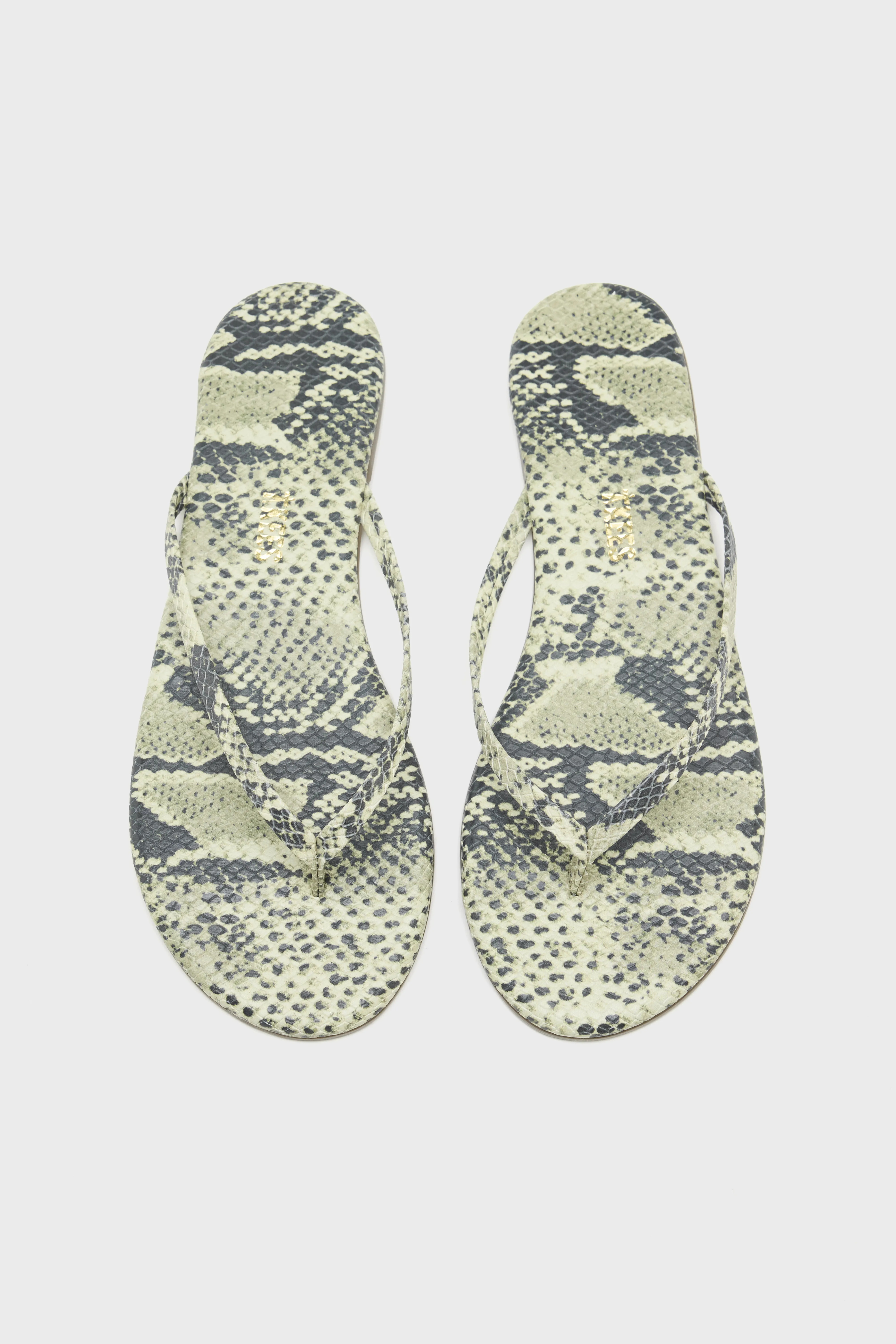 Bellerose Lily Vegan Animal Flip-flop Sandals  (261 / W / GREY)