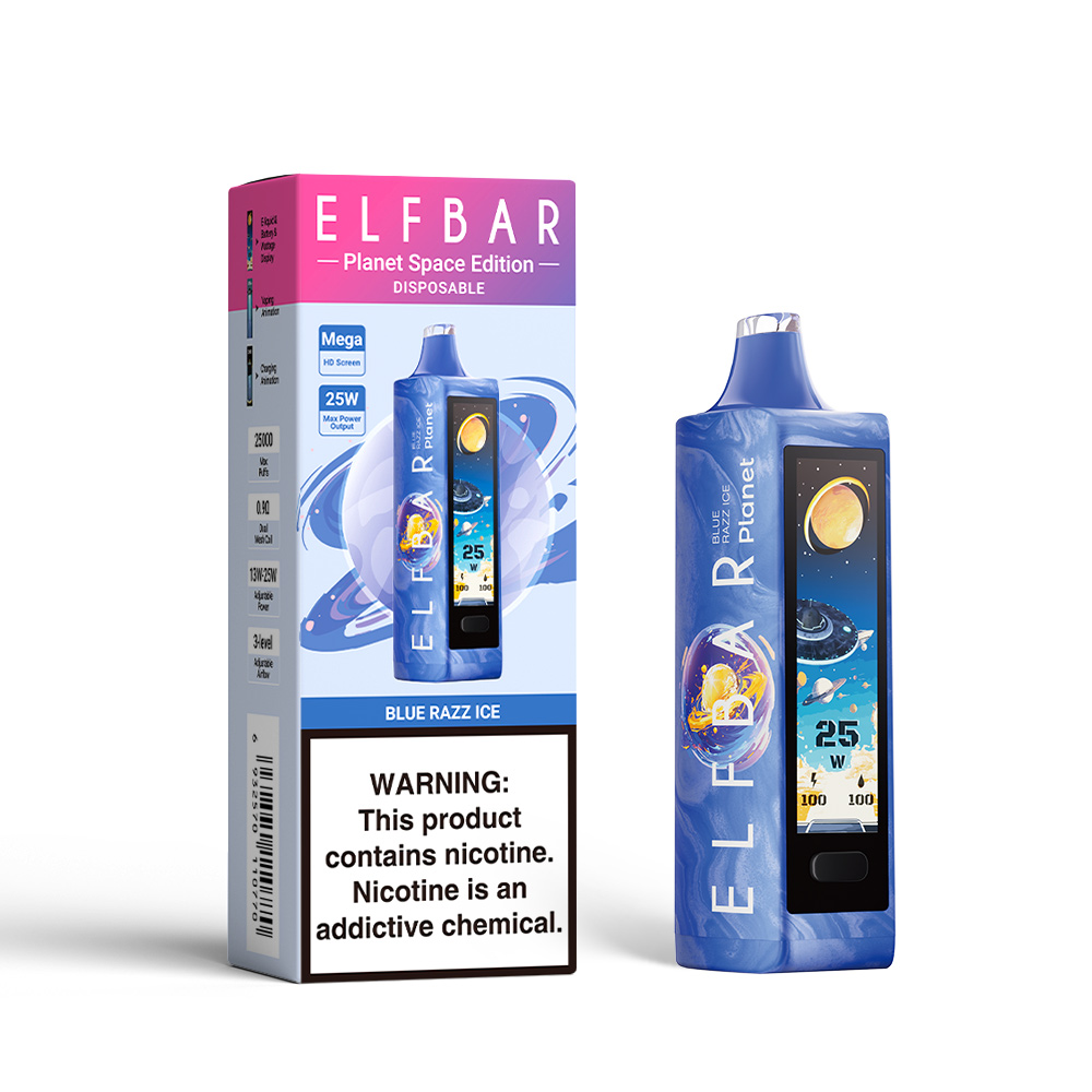 ELF BAR PLANET 25K ladattava kertakäyttöinen sähkötupakka (kaikki maut)