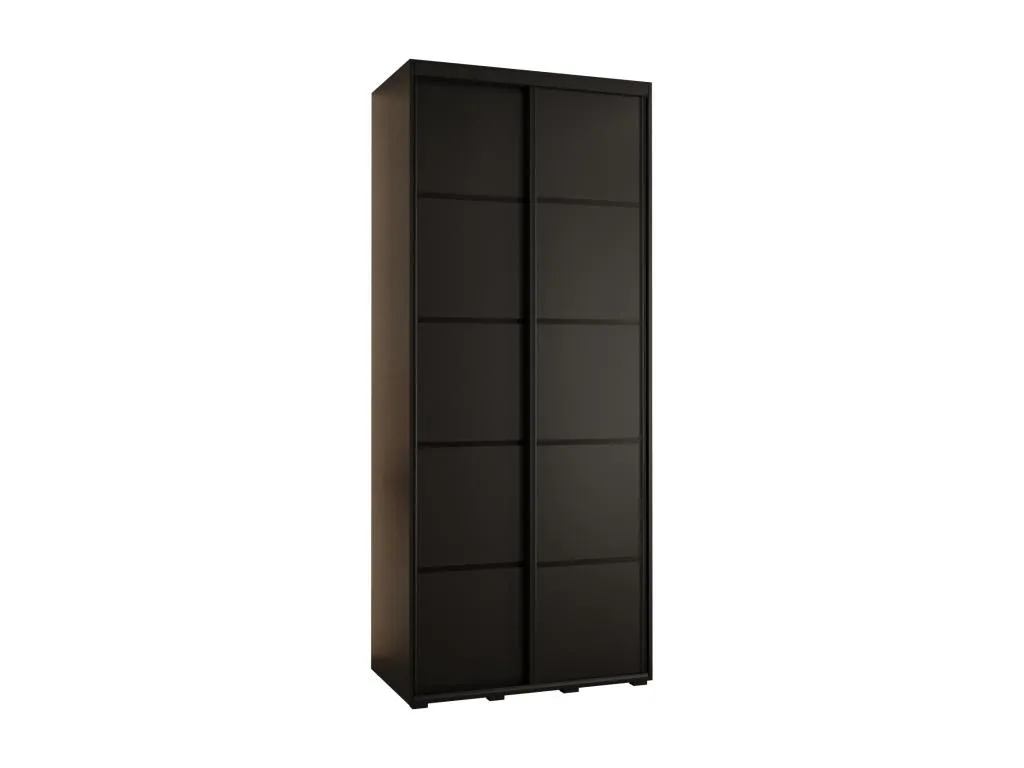 ARMARIO Vivircalido 4 DE PUERTAS CORREDERAS 235.2/120/60 2 puertas (Negro/Negro/Negro) devi07573