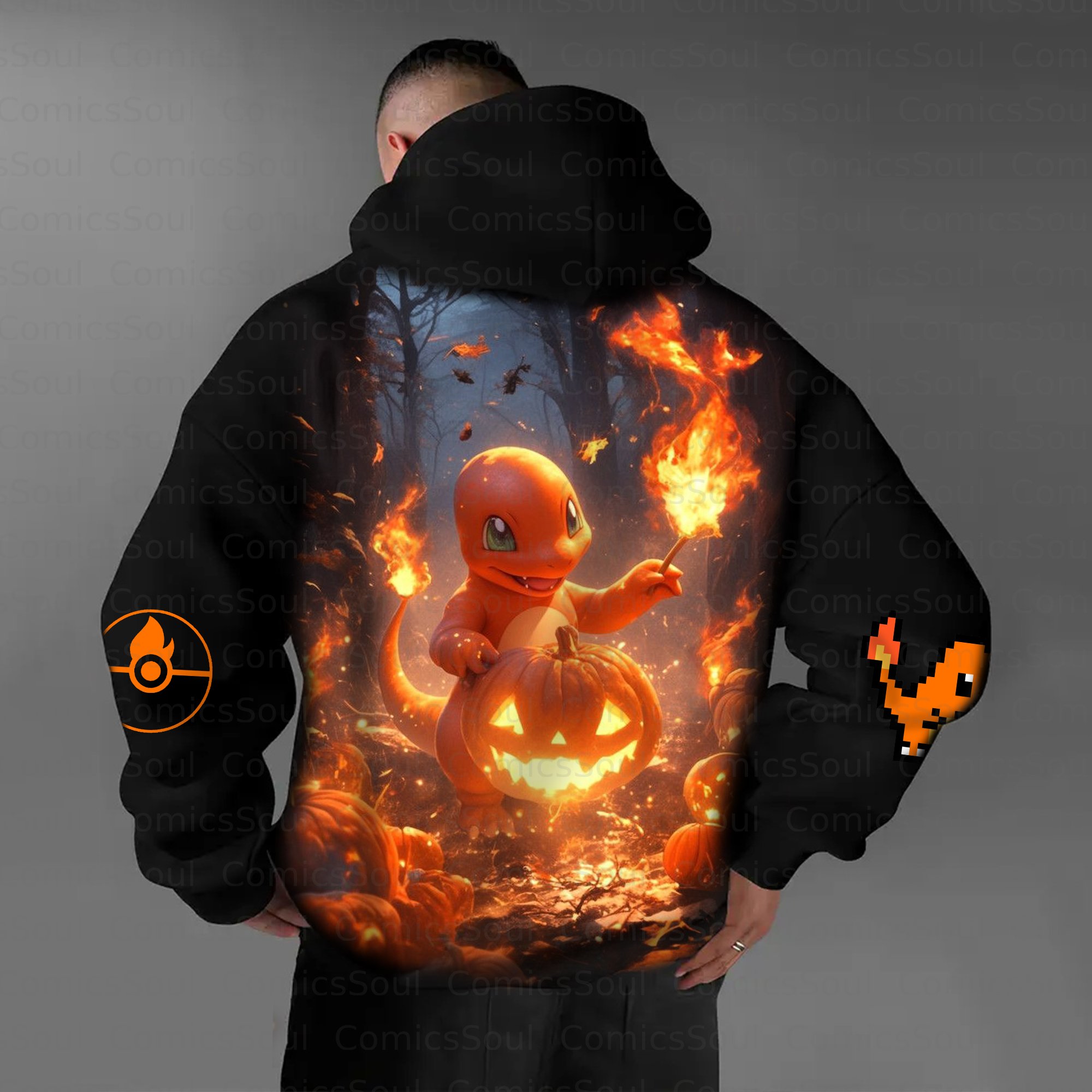 Unisex Anime Graphic Streetwear Vintage Hoodie