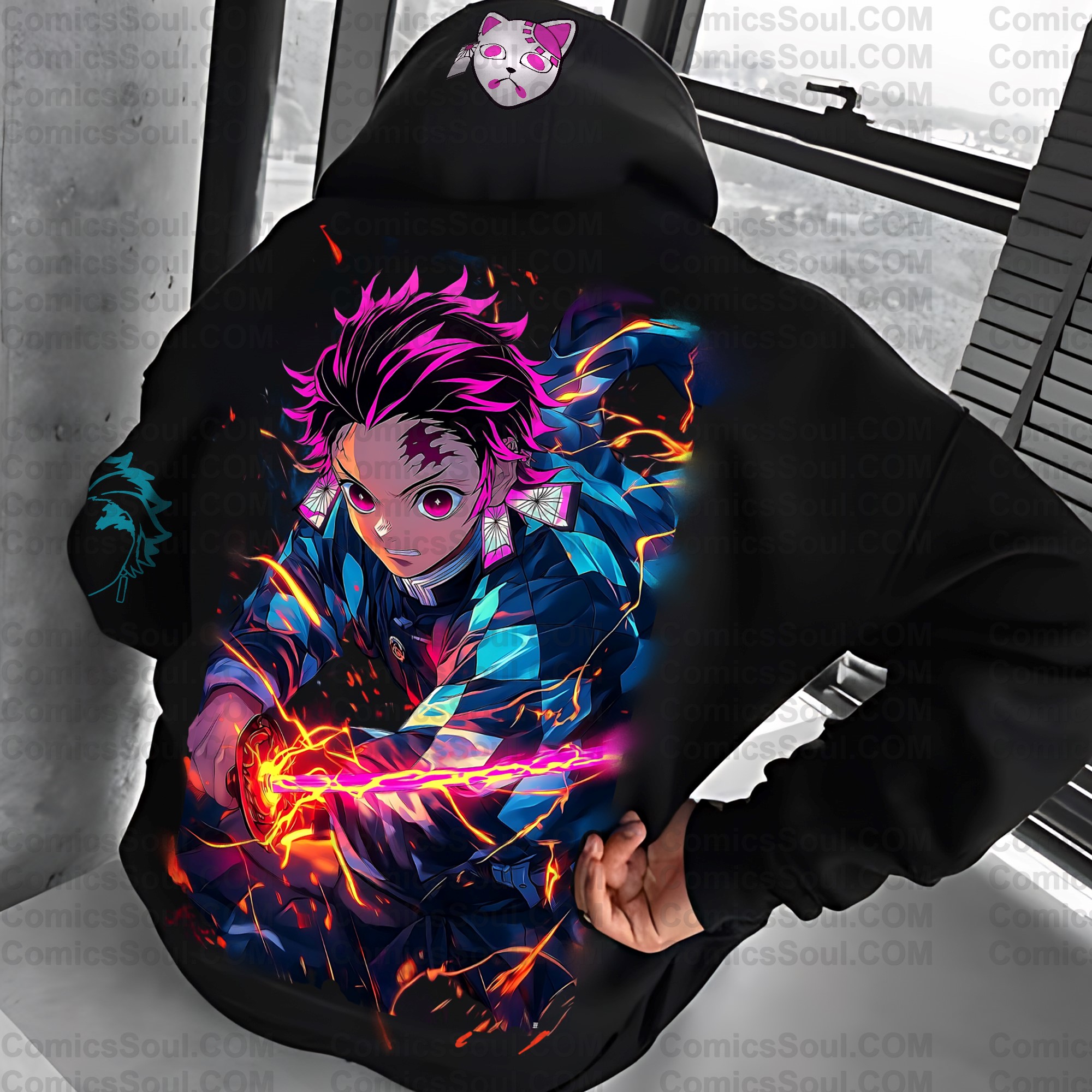 Unisex Game Graphic Streetwear Vintage Hoodie