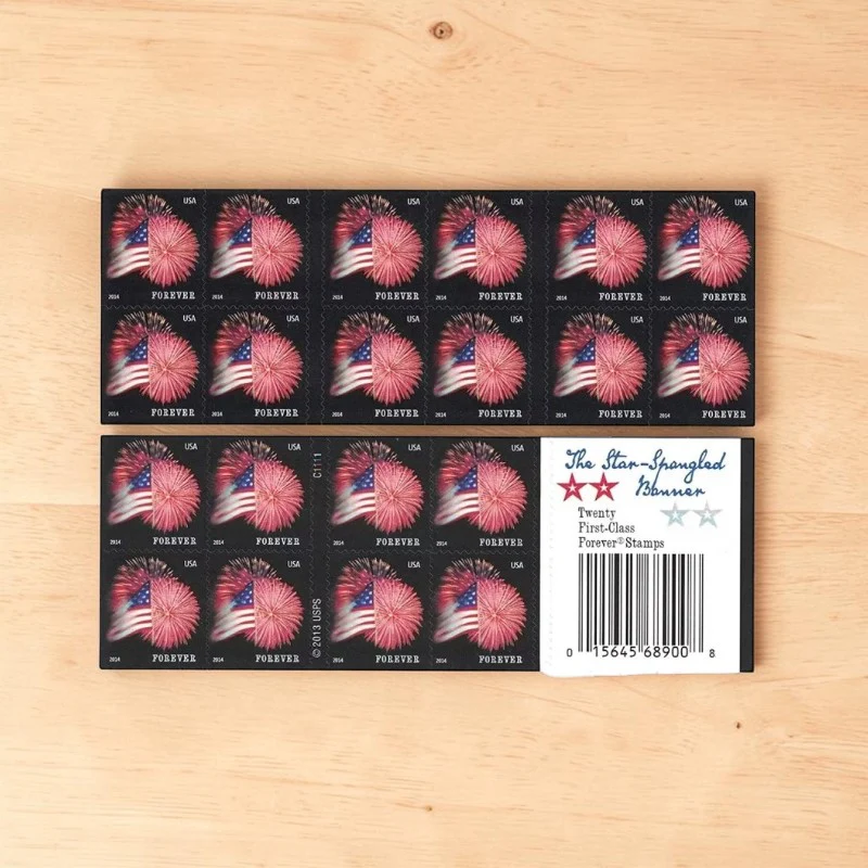 2014 US Flag First Class- Forever Postage Stamps(100 Stamps 5 Books)