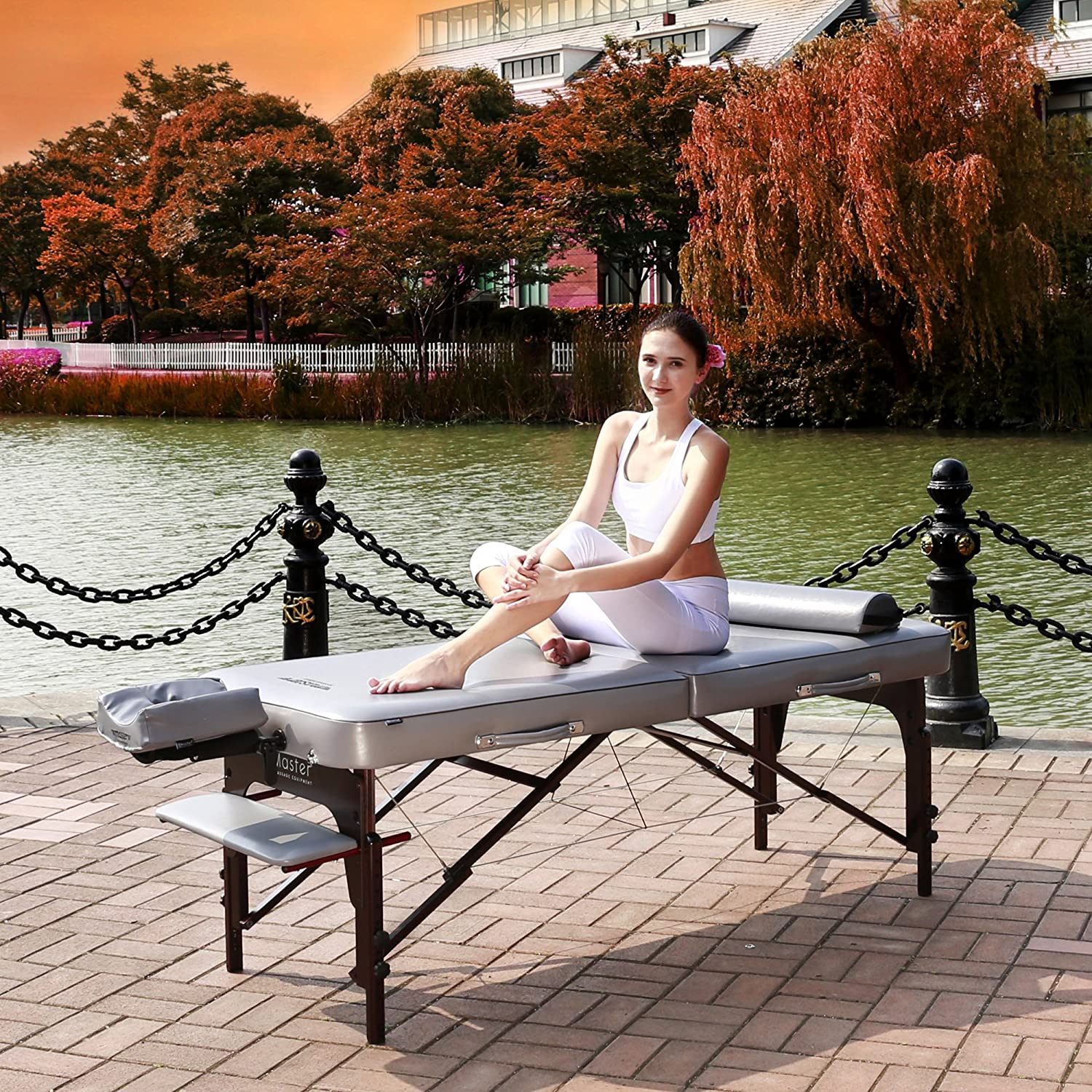 30-Inch Portable Massage Table Package with Memory Foam