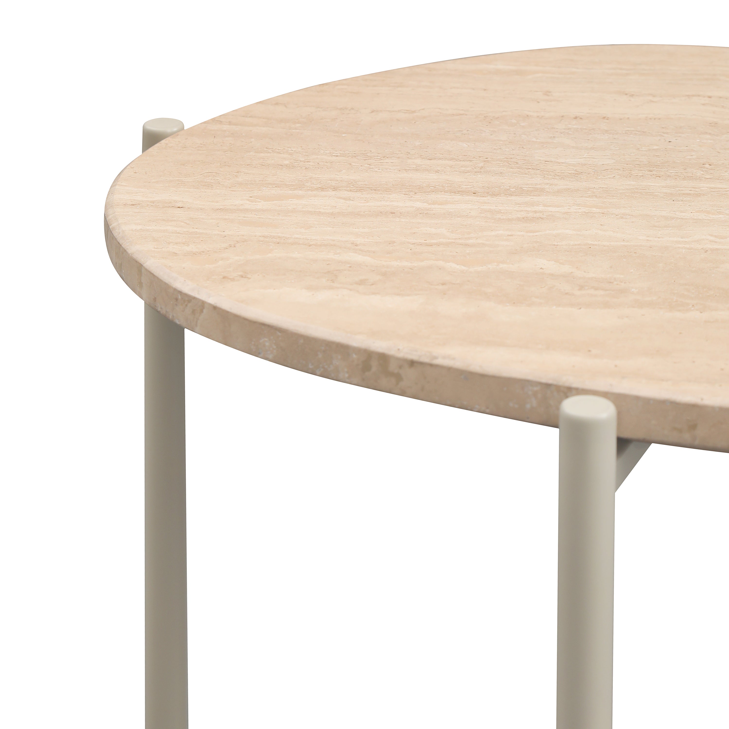 Blokker Tavro Bijzettafel H 50 x B 54 cm - Naturel