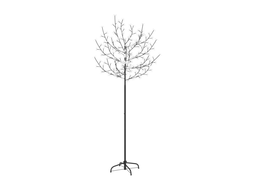 Árbol de Navidad 200 LED Tucasago frío Flor de cerezo 180 cm