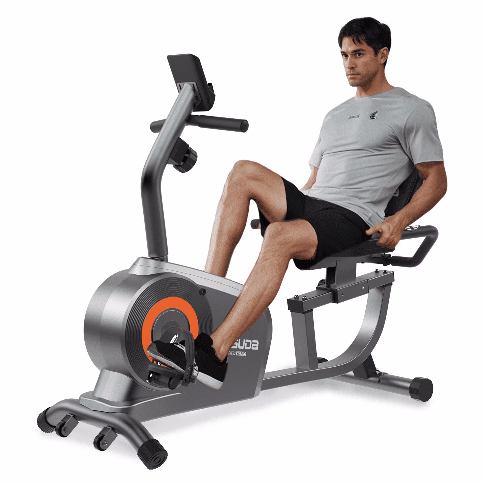 Yosuda Recumbent Exercise Bike for Senior for Home with 350 lb Capacity(Black)