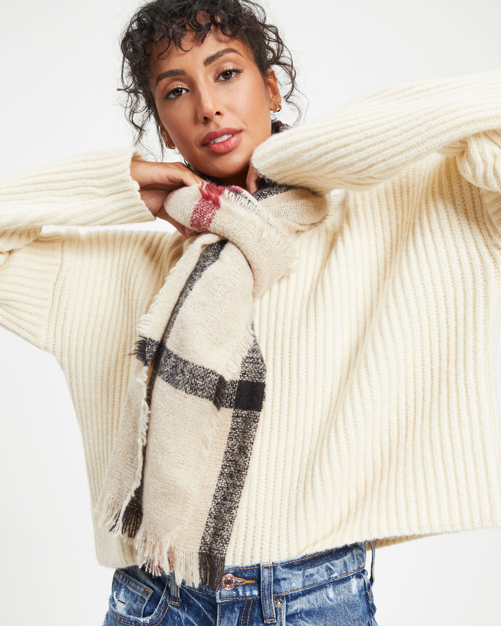 Ember Plaid Scarf - Se7enfashion