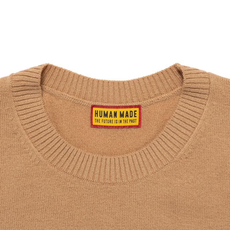 HUMAN MADE HEART BADGE KNIT SWEATER