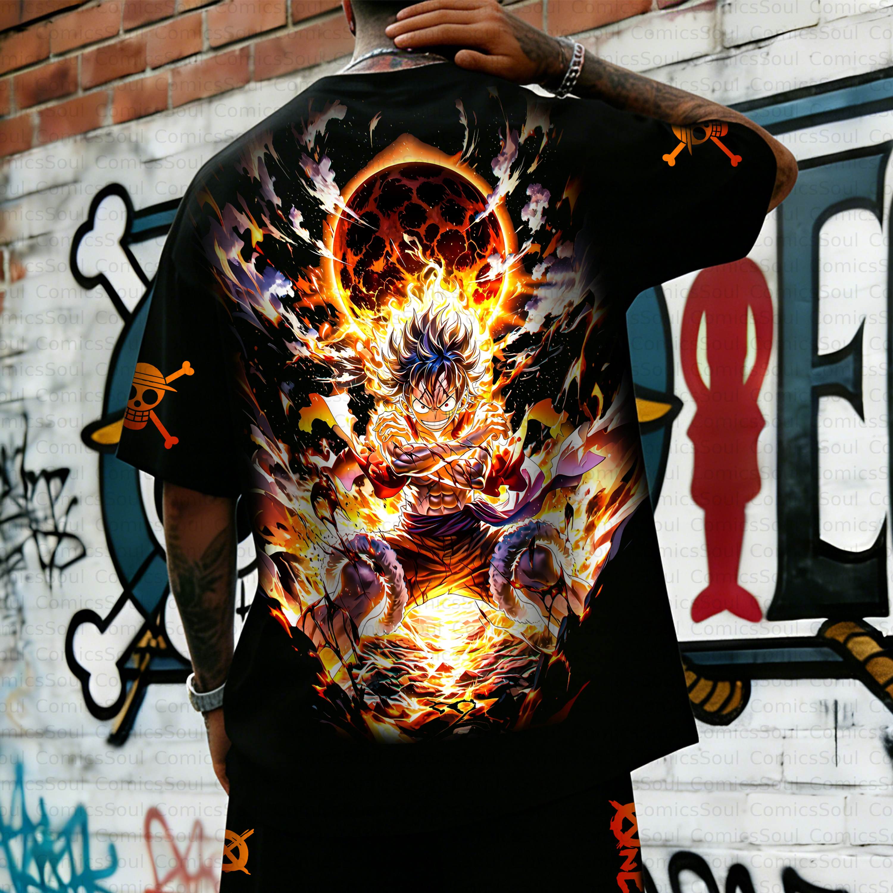 Unisex Anime Inspired Vintage T-Shirt