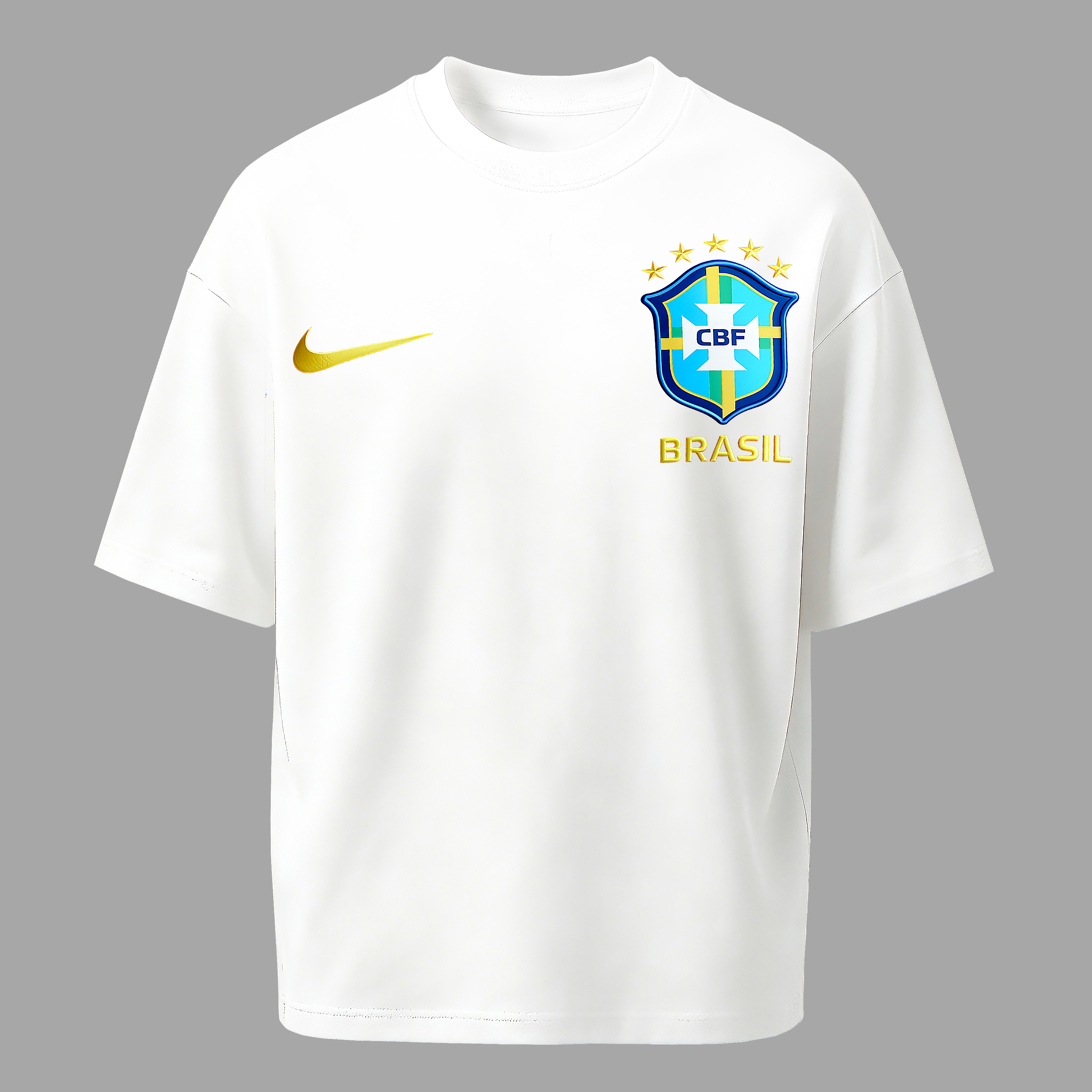 Brazil National Football Team Printed Oversized Unisex T-shirt