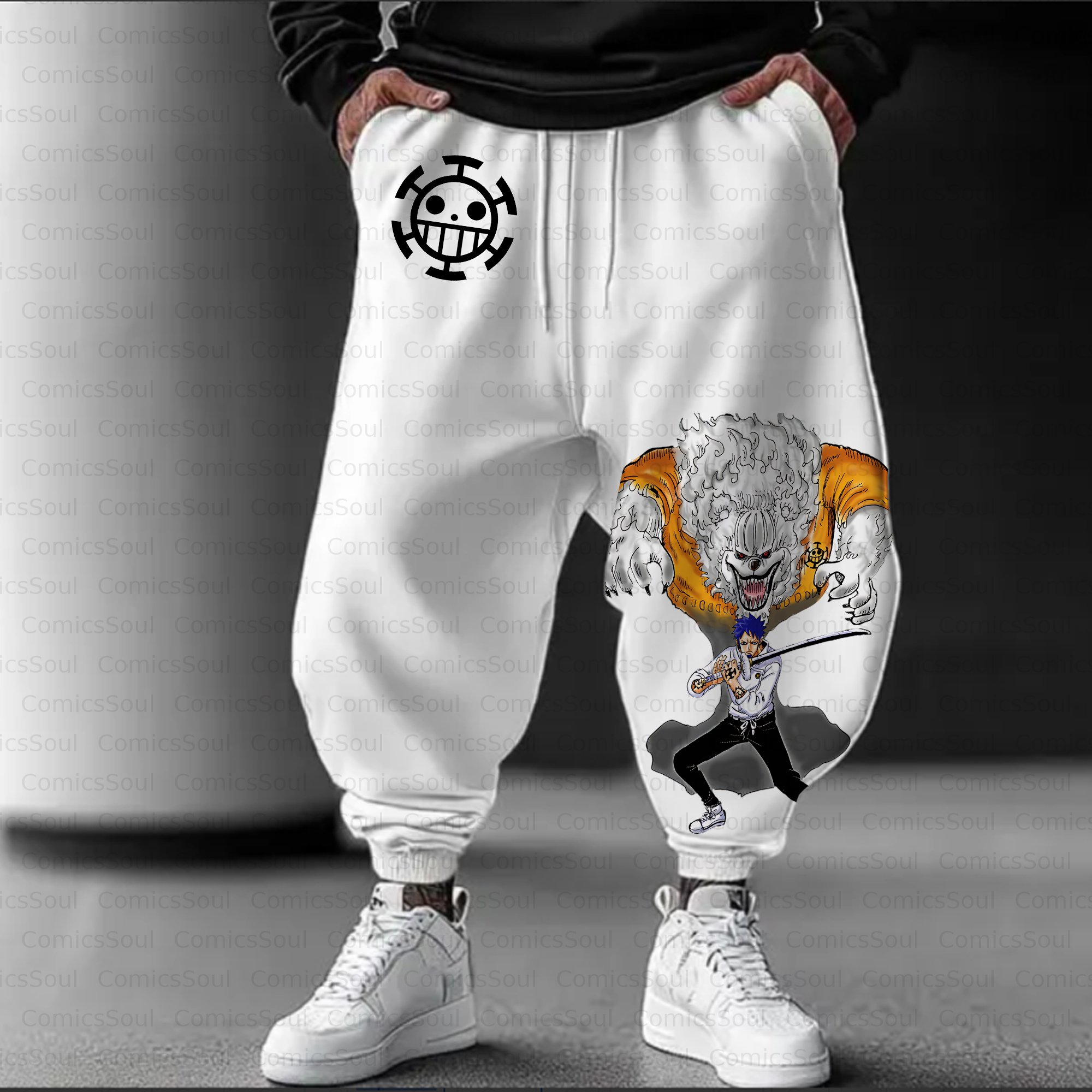 Unisex Casual Anime Streetwear Pant