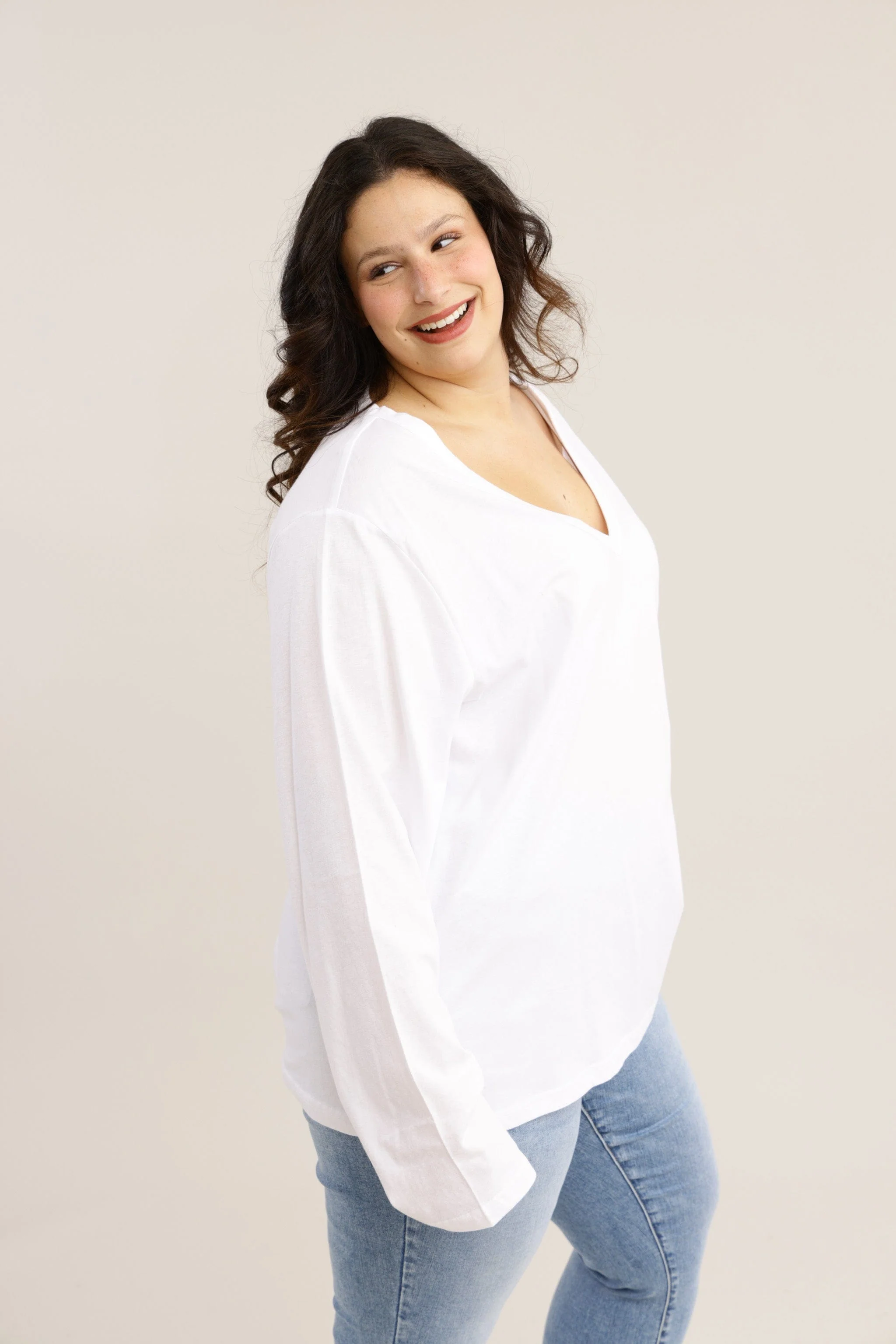 חולצה ארוכה | PLUS SIZE