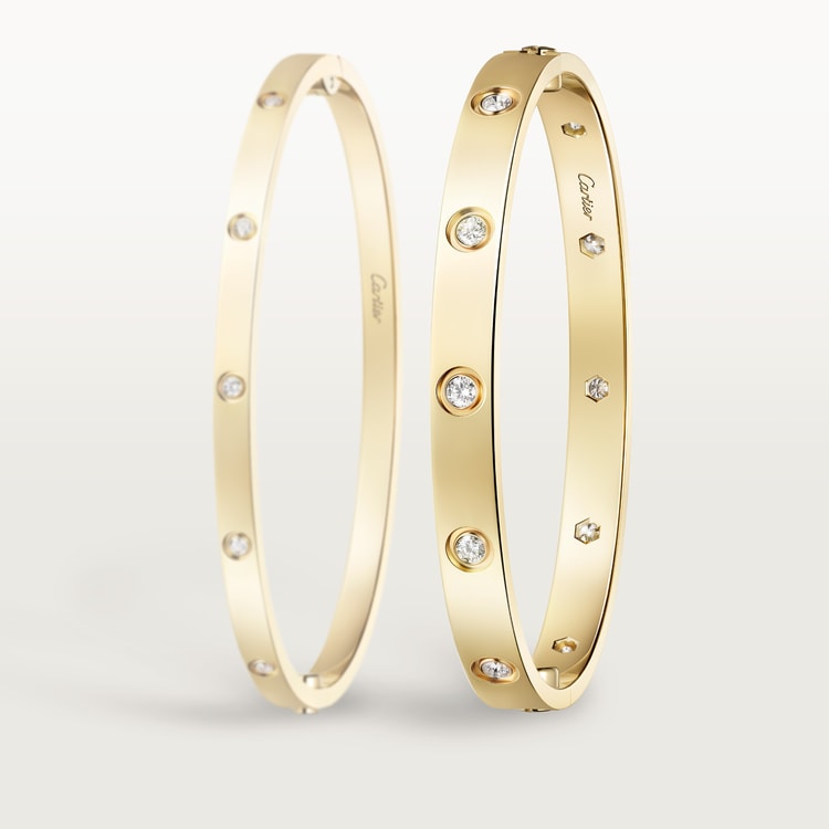 Replicate LOVE bracelet, classic model,10 diamonds(1:1 replica) - Original Replica Club