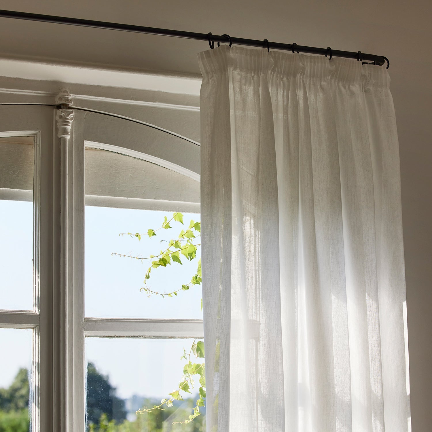 MADURA - Veiling wit 145x350 cm