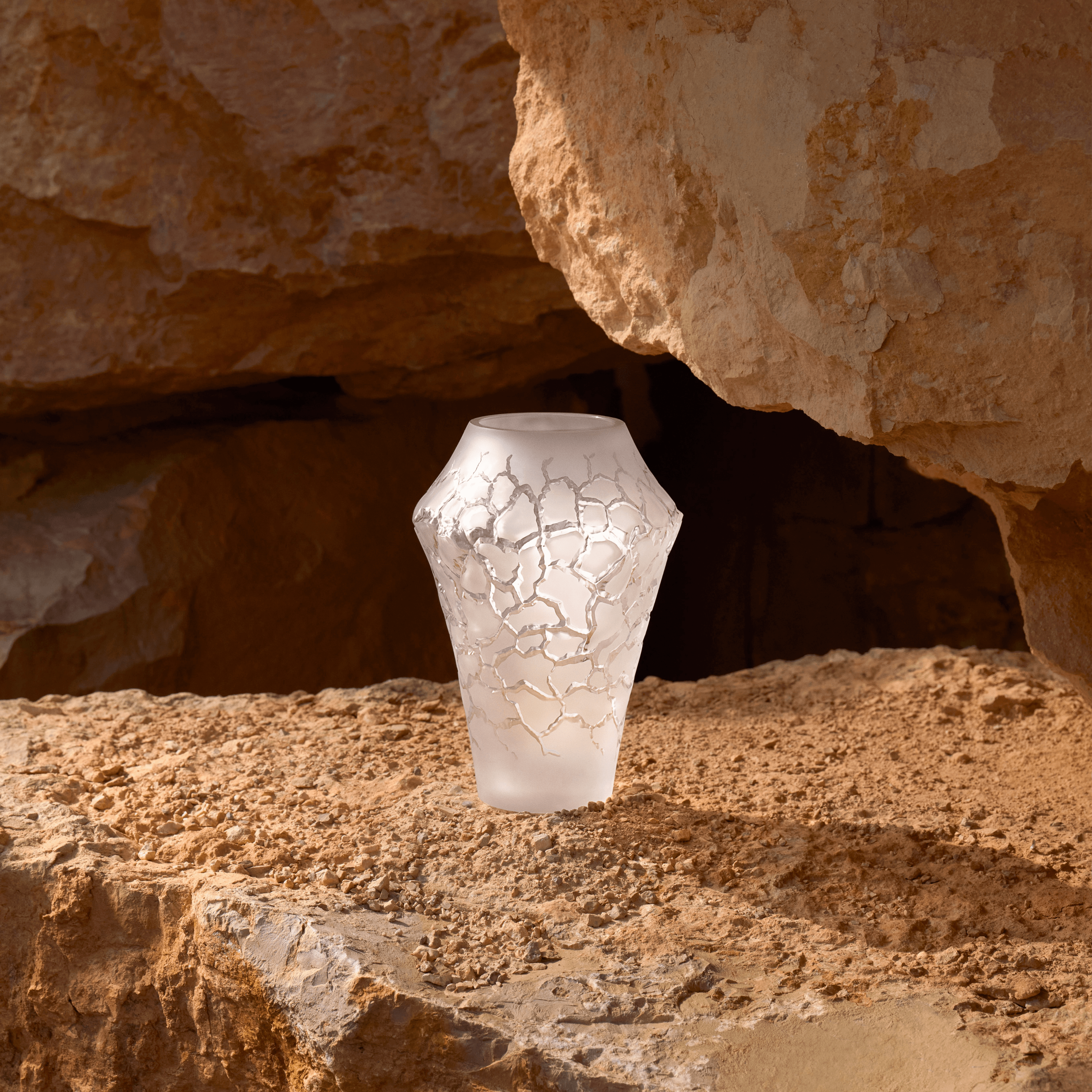 VASE CALDERA - CRISTAL INCOLORE