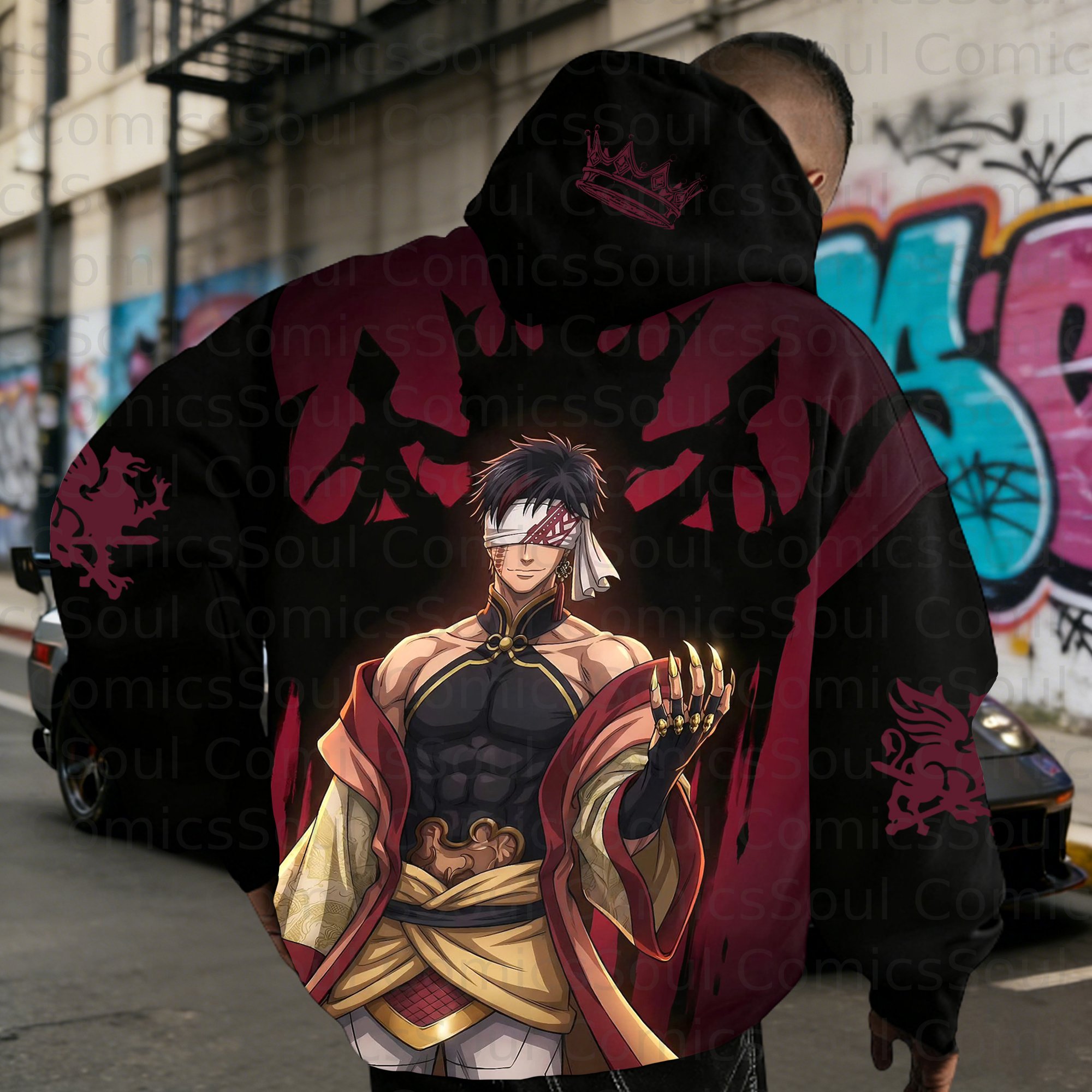 Unisex Graphic Streetwear Vintage Plush  Hoodie