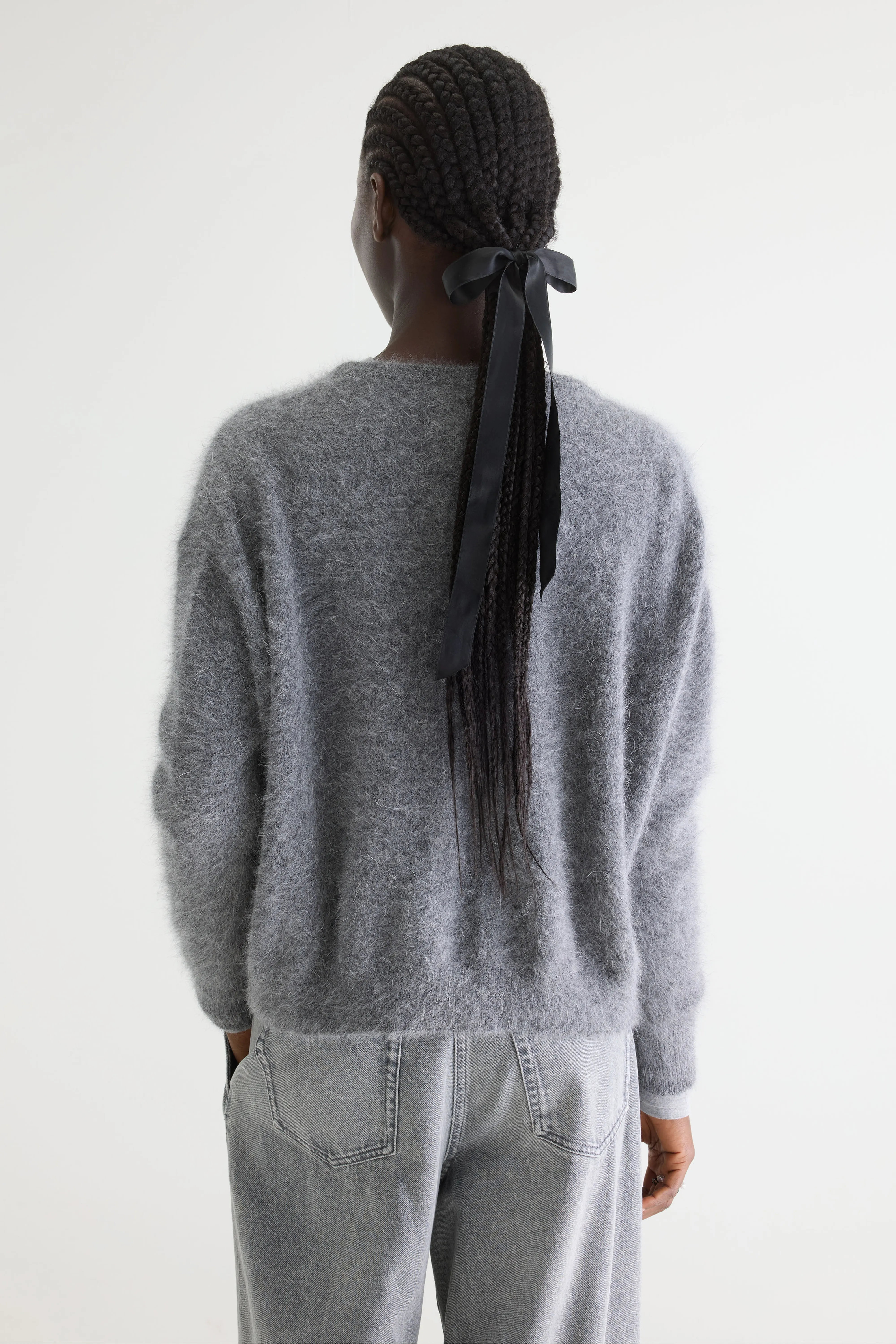 Bellerose Dathan angora-blend cardigan (252 / W / MID GREY)