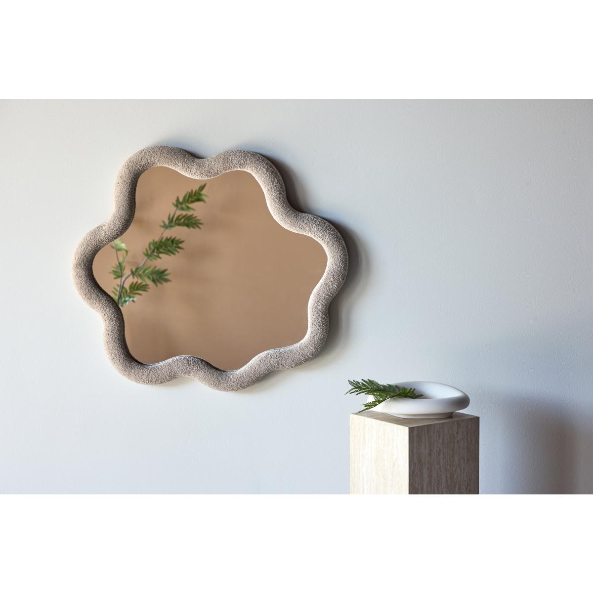 Svea - Martins organische spiegel - ø70 cm - boucle