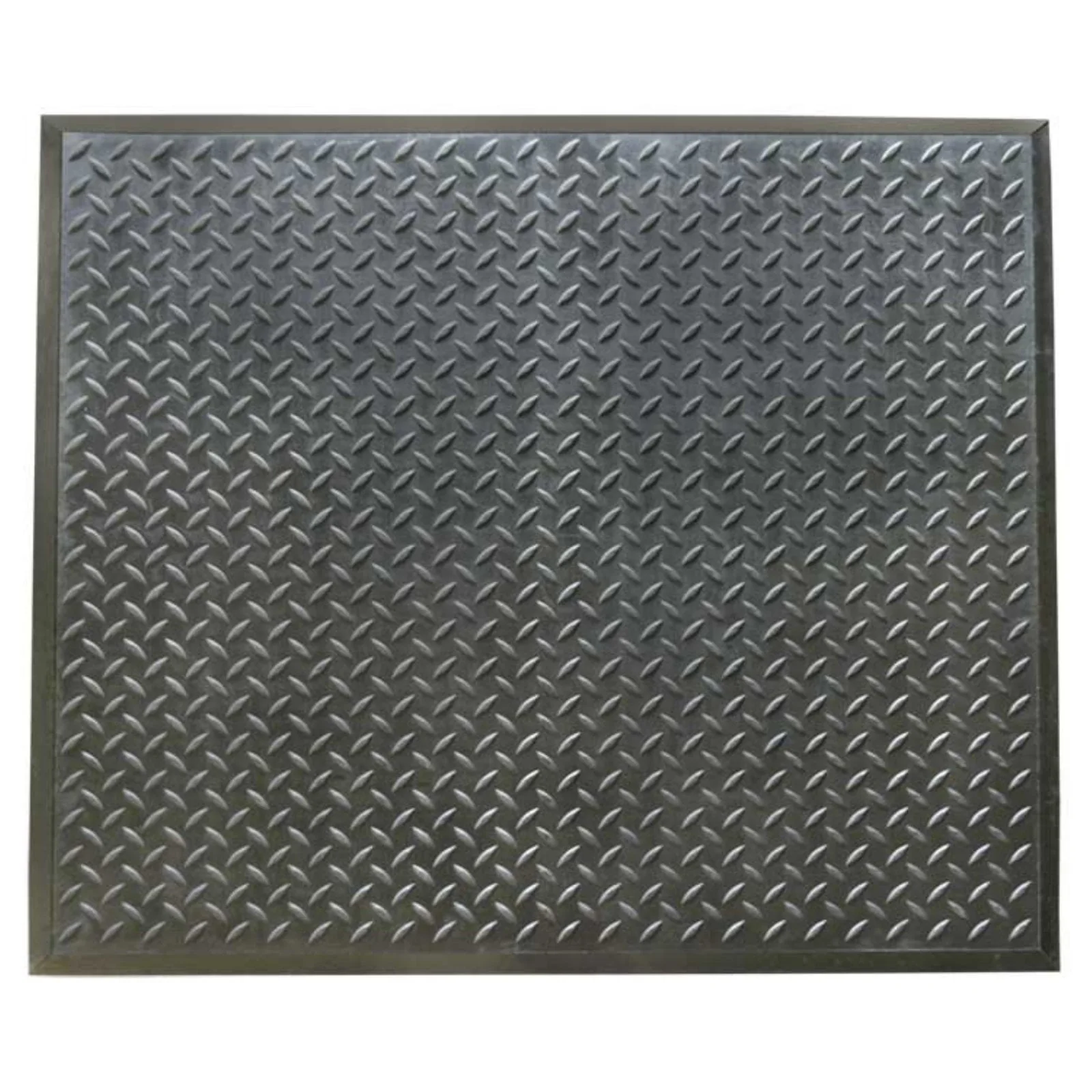 Rubber-Cal "Foot-Rest" Interlocking Anti-Fatigue Floor Mat - 1/2 in x 28 in x 31 in - Finished Tile - image 5