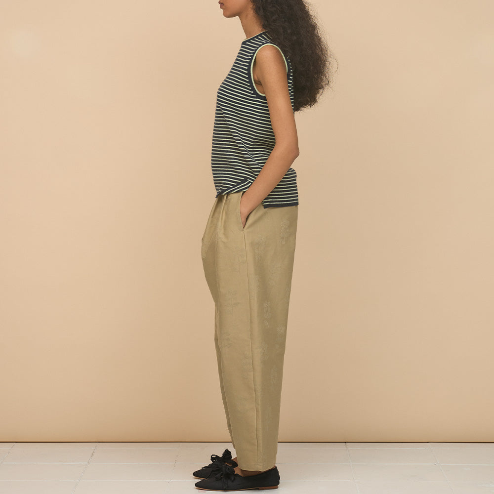 ELEPH - Pantalon Luce Easy - Kaki
