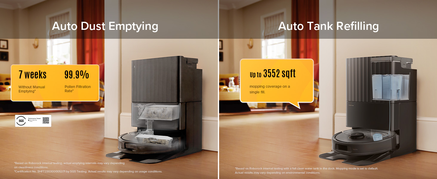 self emptying robot vacuum cleaner