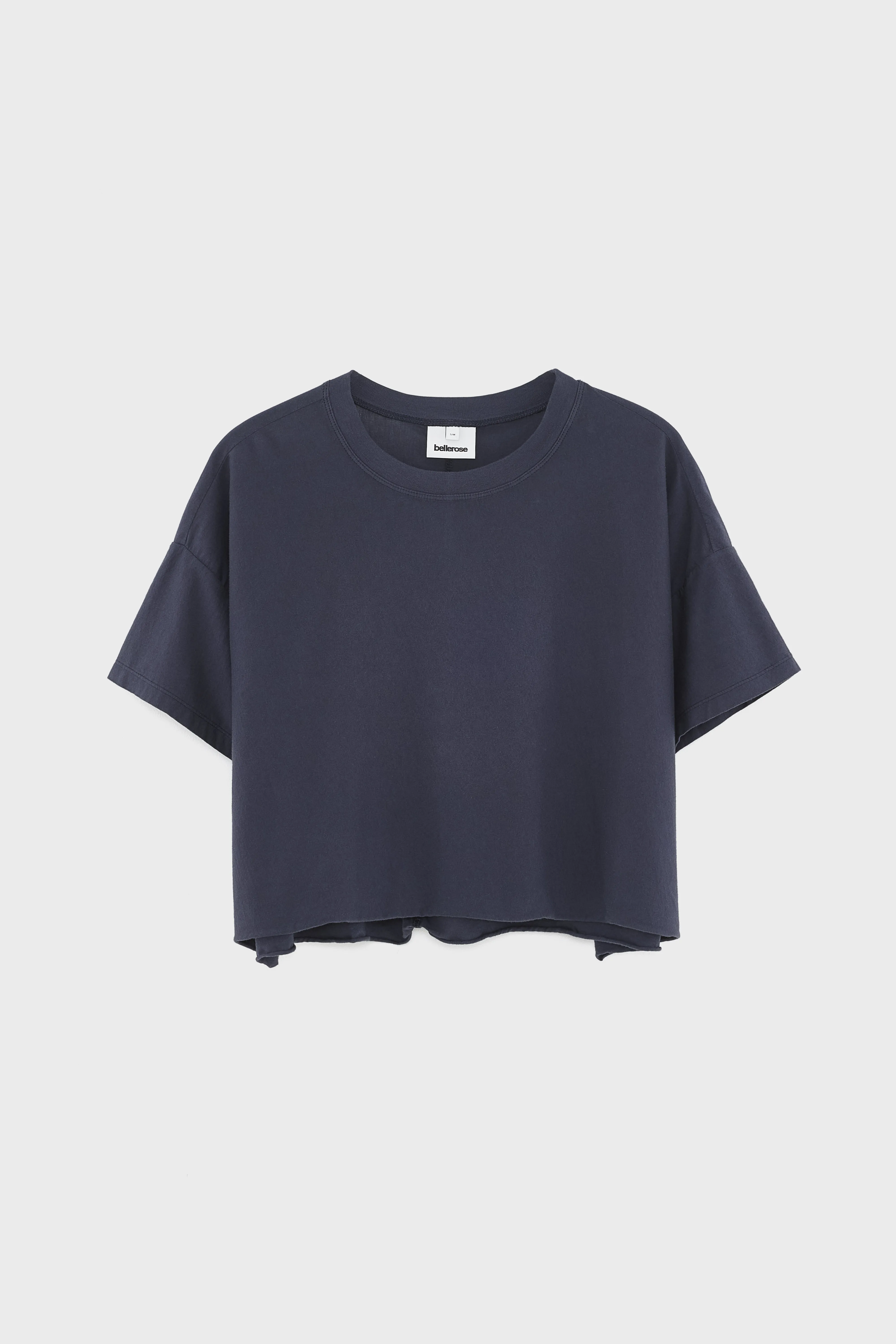 Bellerose Farpy cropped t-shirt (261 / W / NAVY)