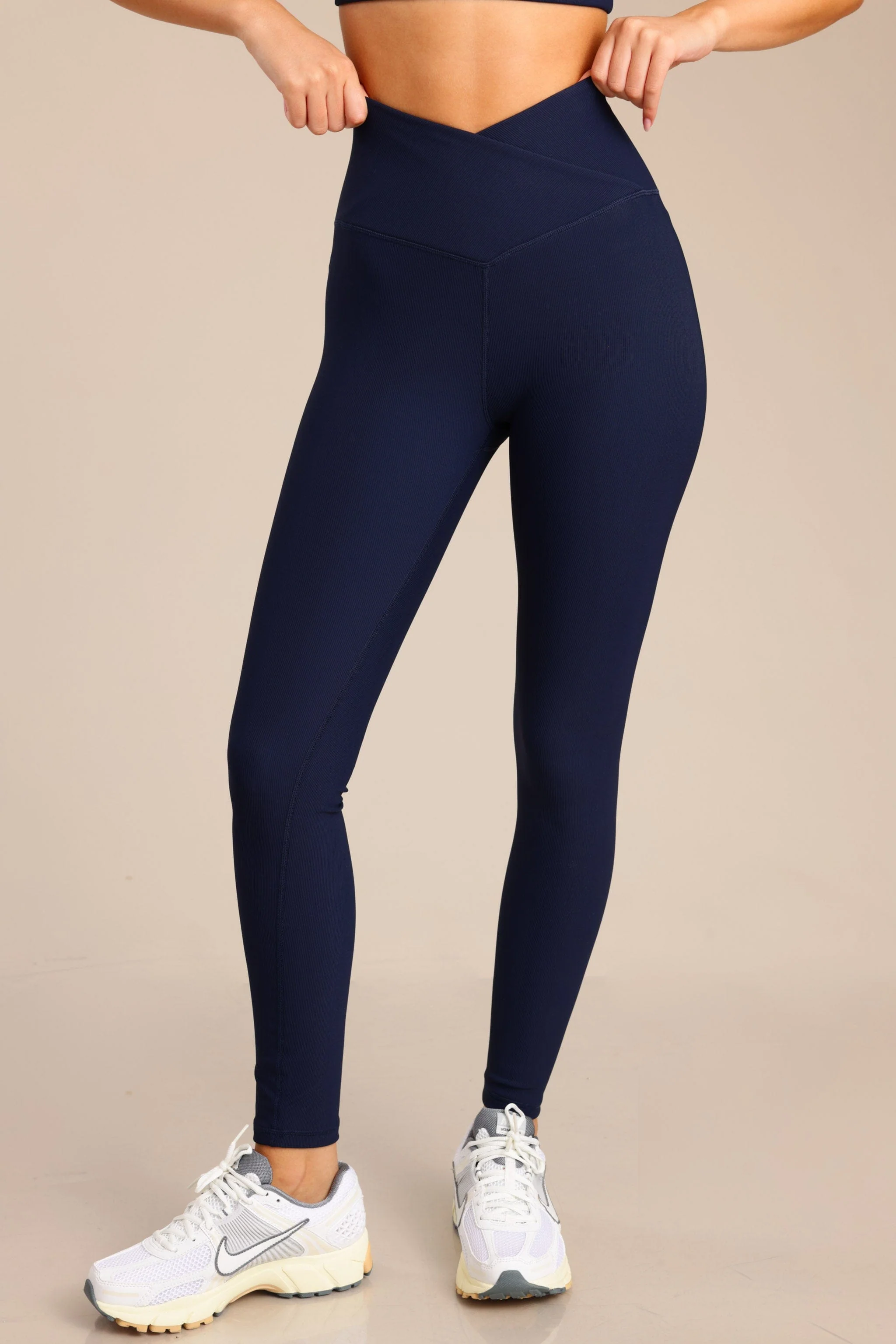 טייץ RIB TEXTURE- V WAIST