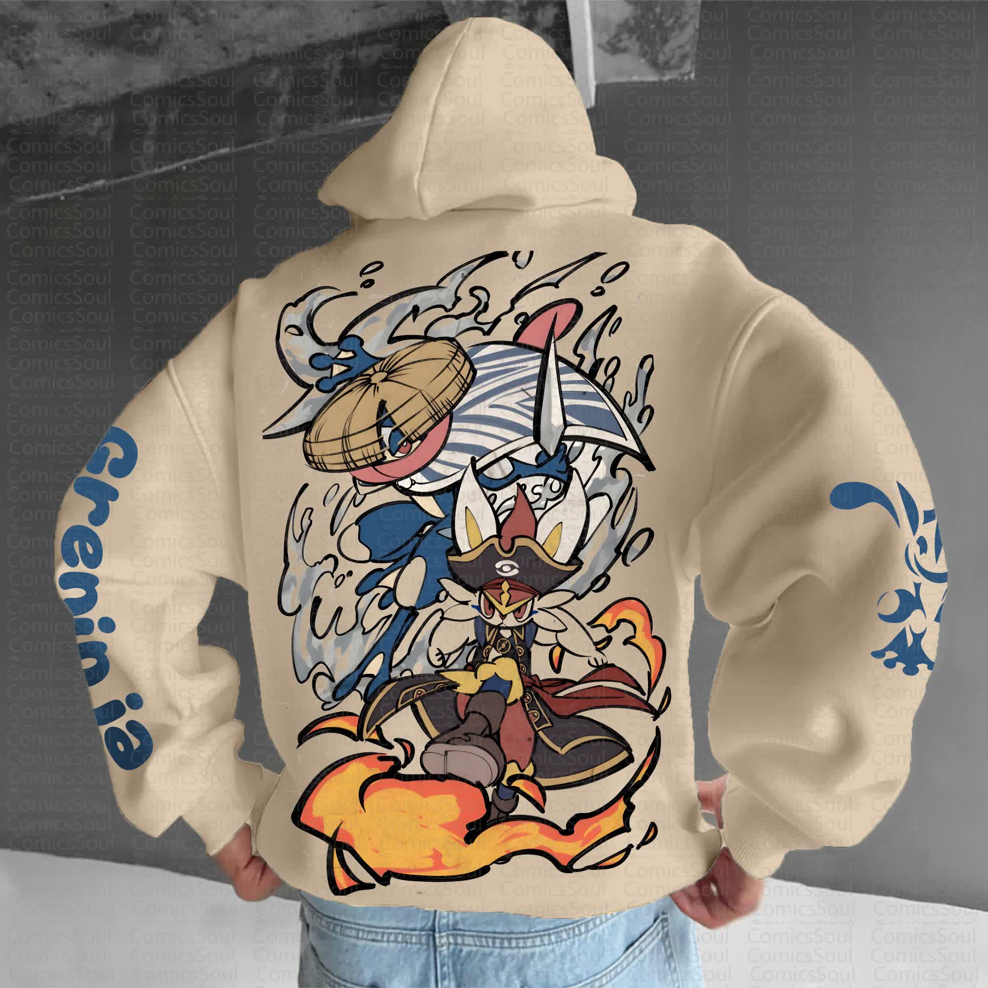 Unisex Anime Graphic Streetwear Vintage Hoodie丨Comicssoul