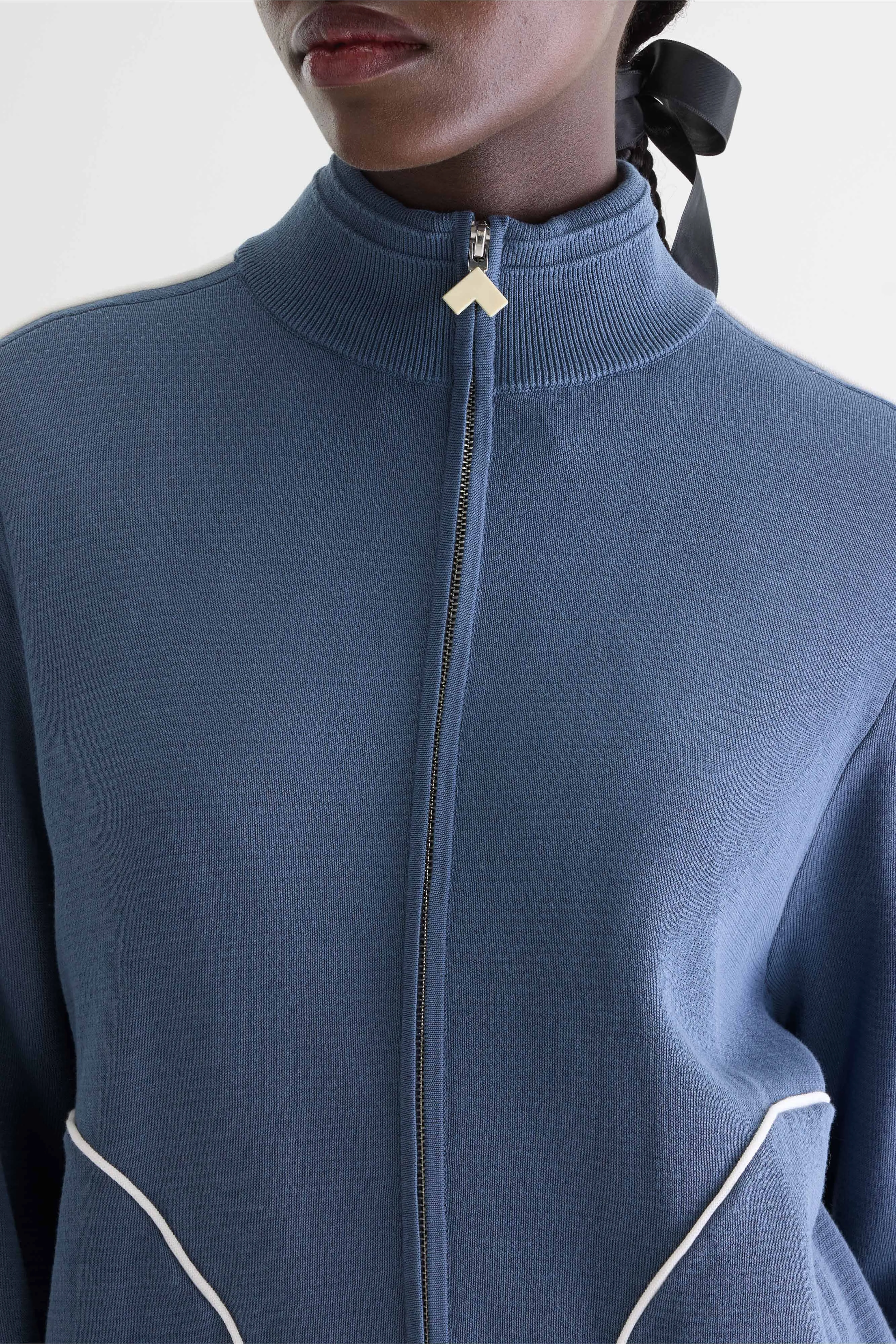 Bellerose Dasy zip-up cardigan (261 / W / STORM)