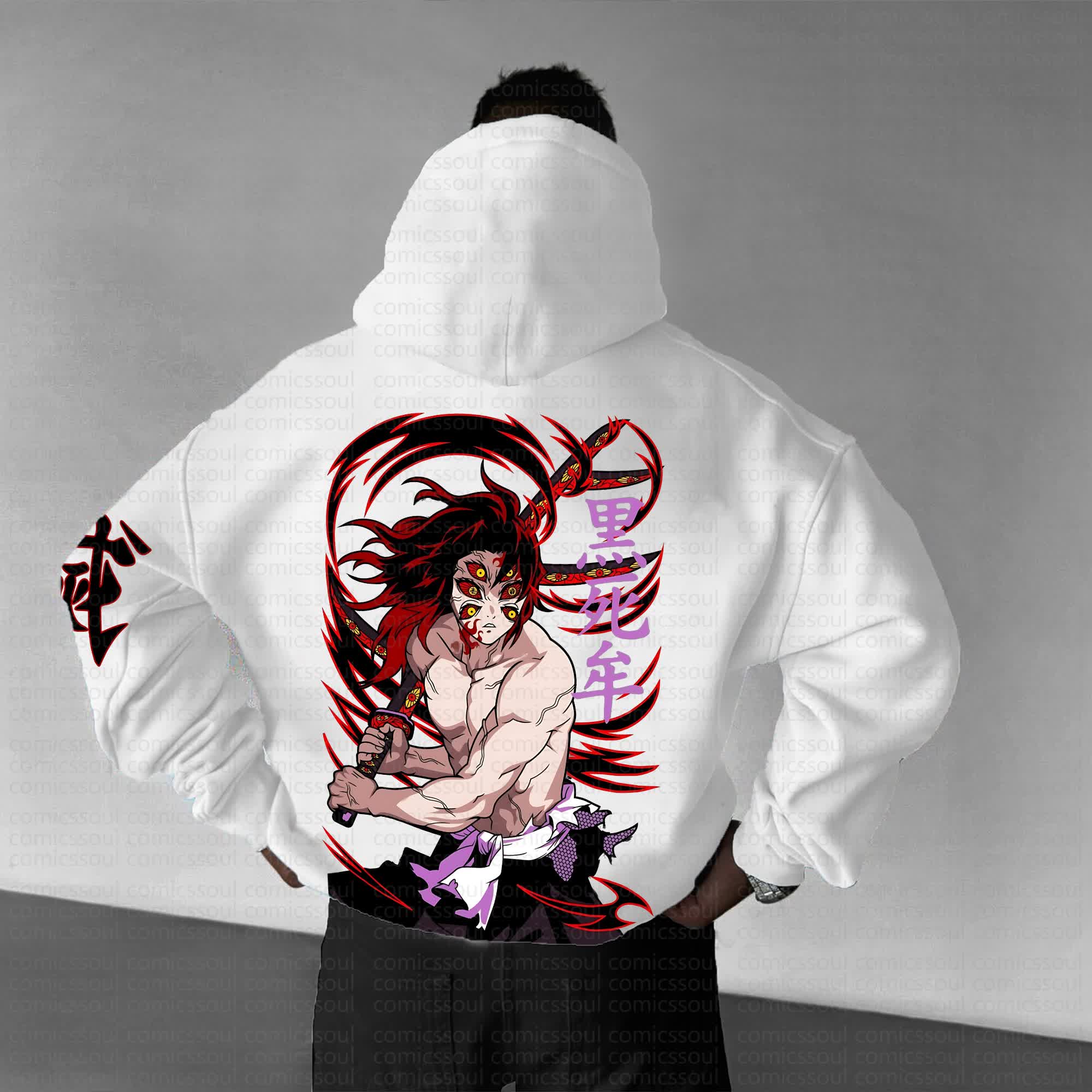 Unisex Anime Graphic Streetwear Vintage Hoodie丨Comicssoul