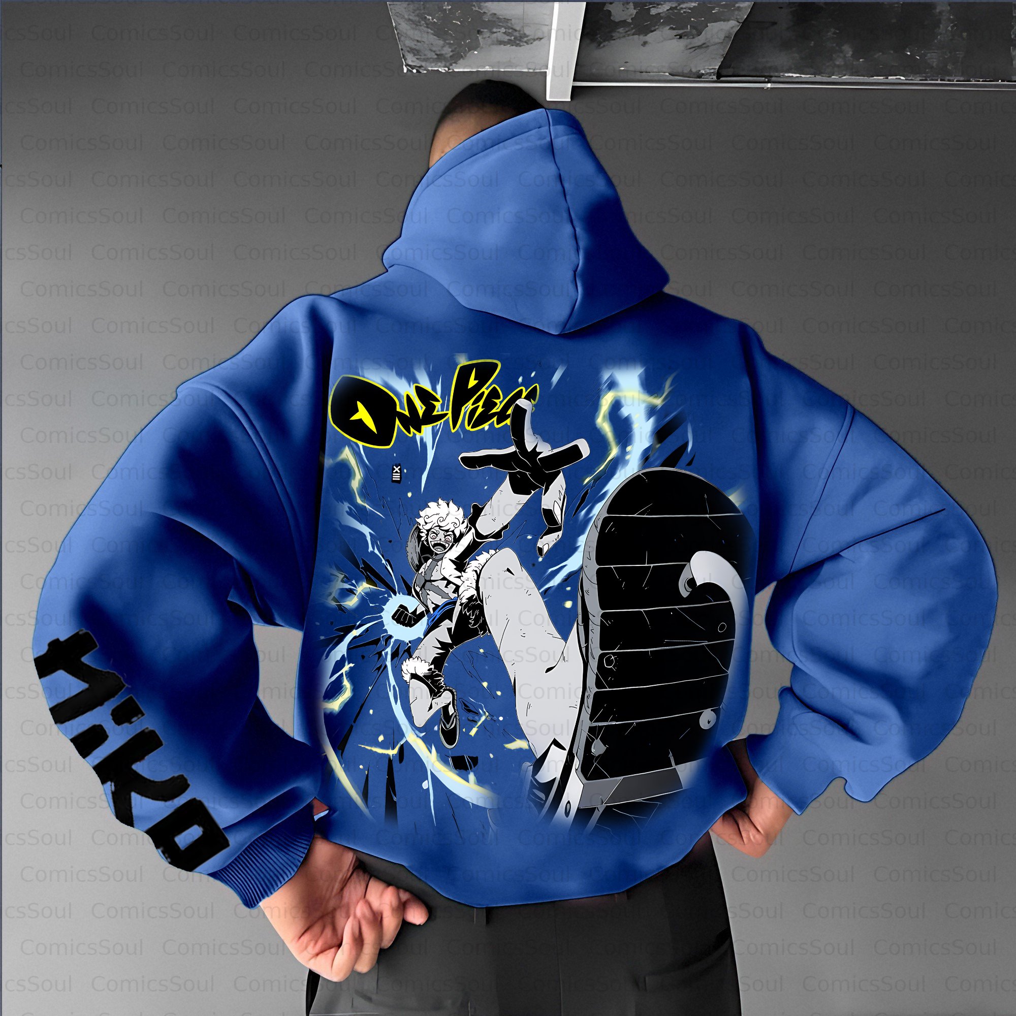 Unisex Anime Inspired Vintage Plush Hoodie