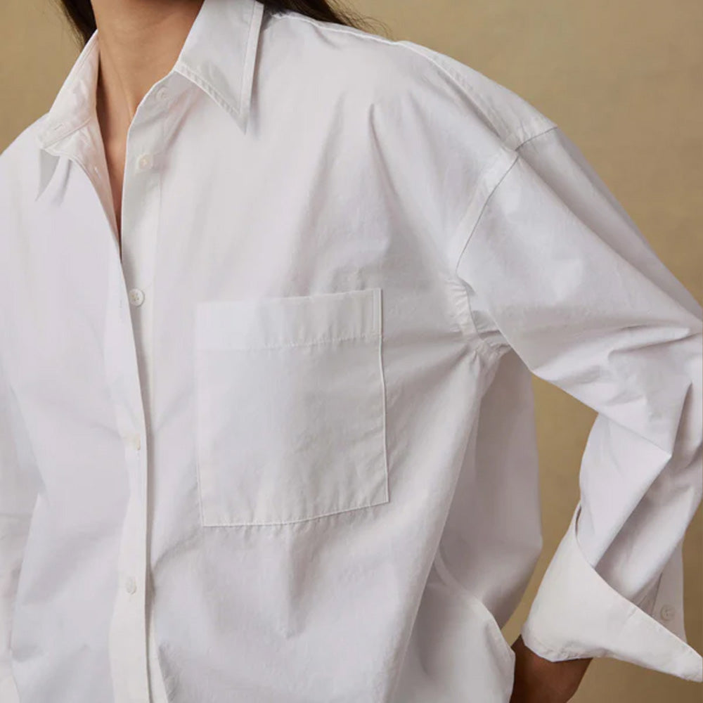 Faherty - Chemise Coastal en popeline - Blanc