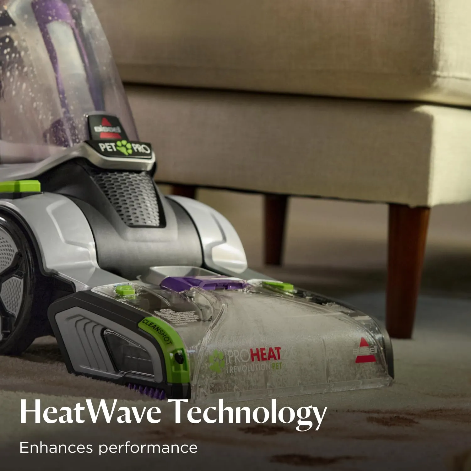 BISSELL ProHeat 2X Revolution Pet Pro Carpet Cleaner Dries in 30 Minutes