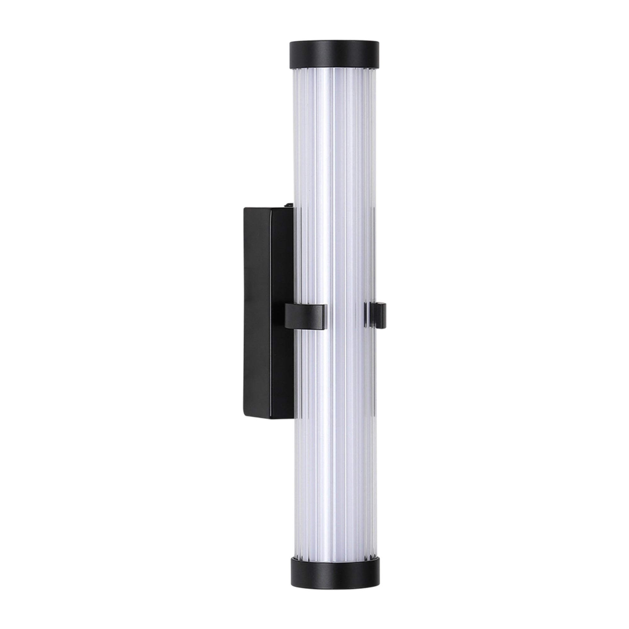 Searchlight Clamp Wandlamp H 32,5 cm - Zwart